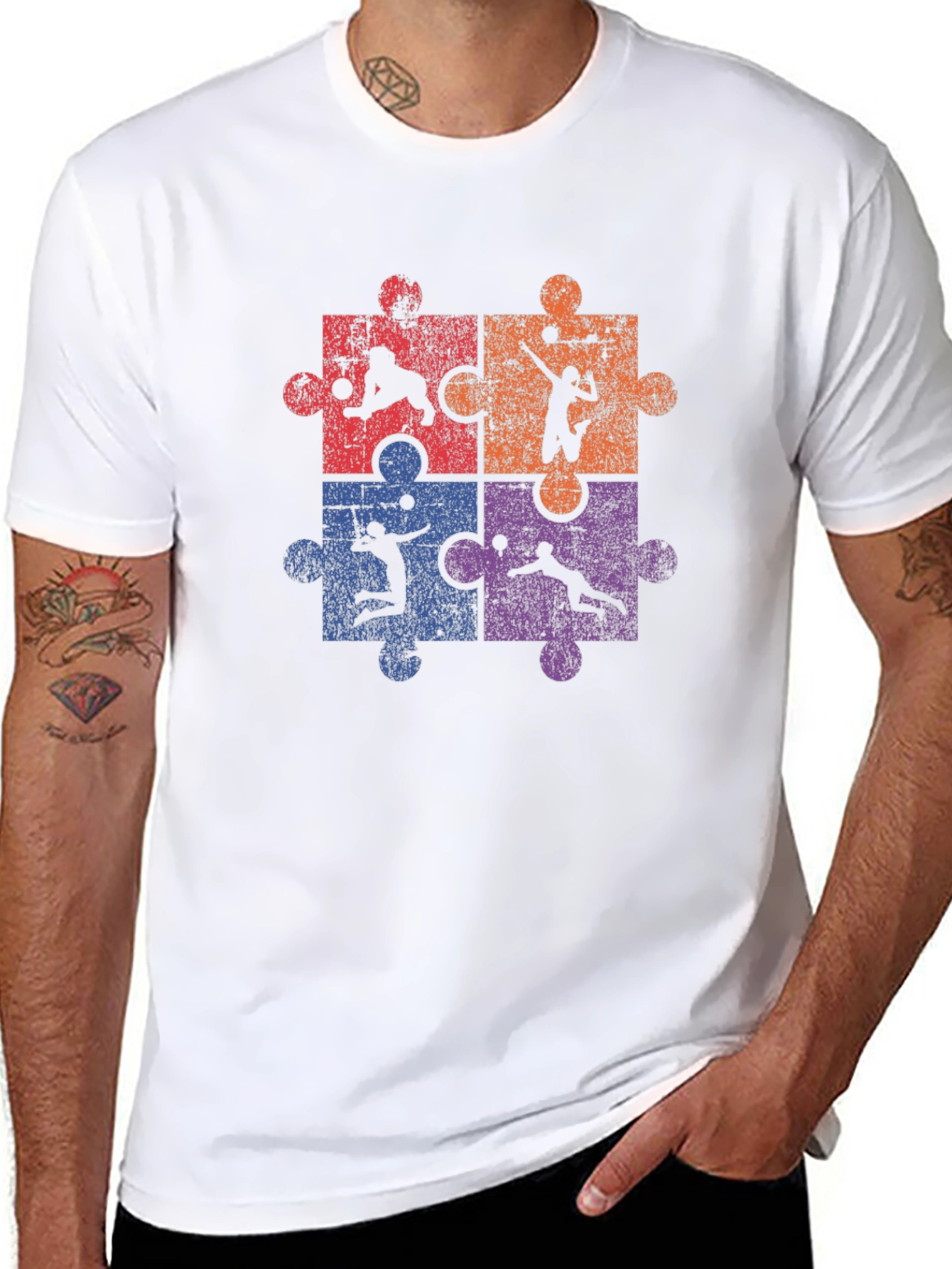 Volleyball Puzzle T-Shirt