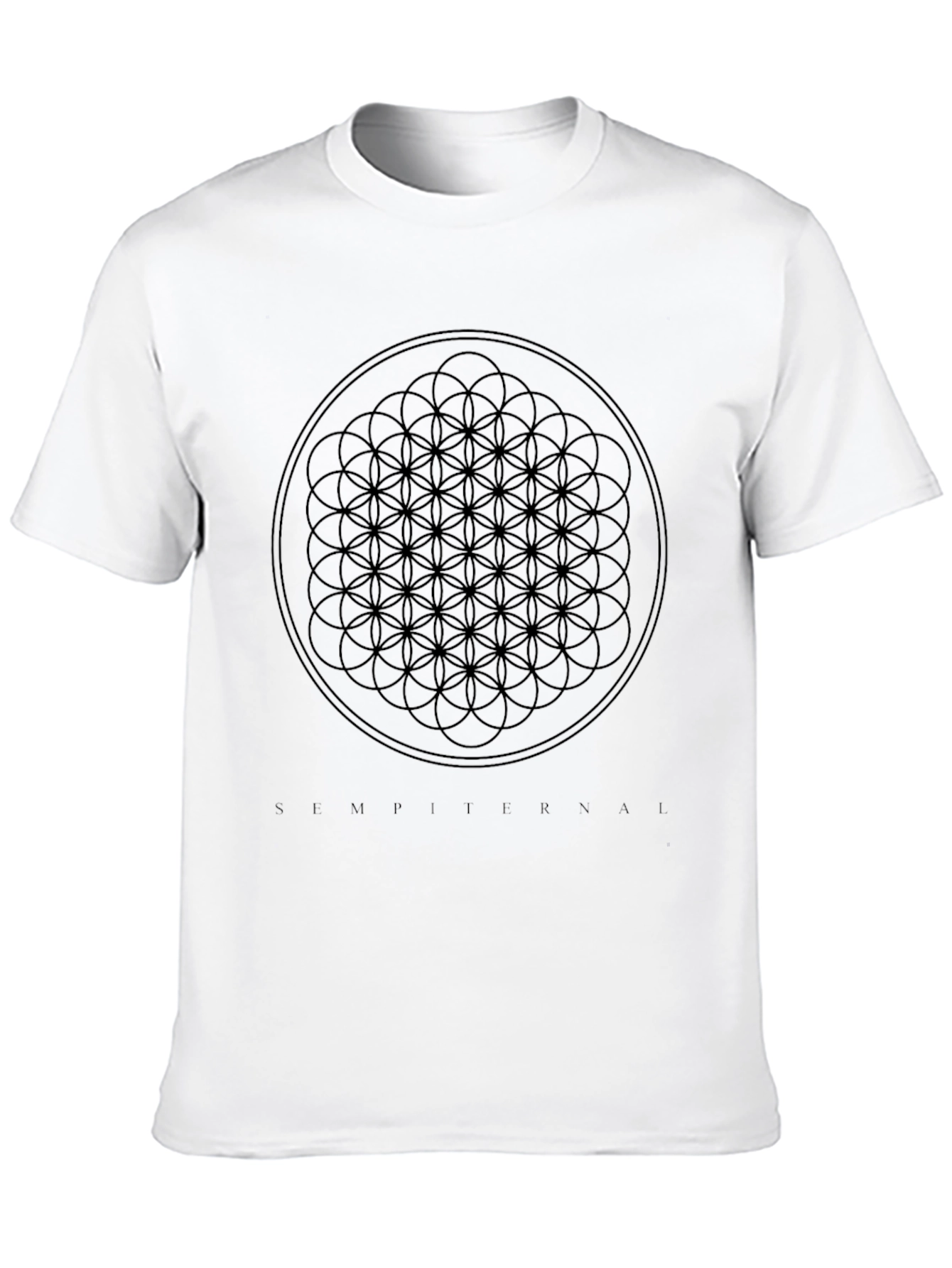 Geometric Circle Black T-Shirt - Modern Menswear