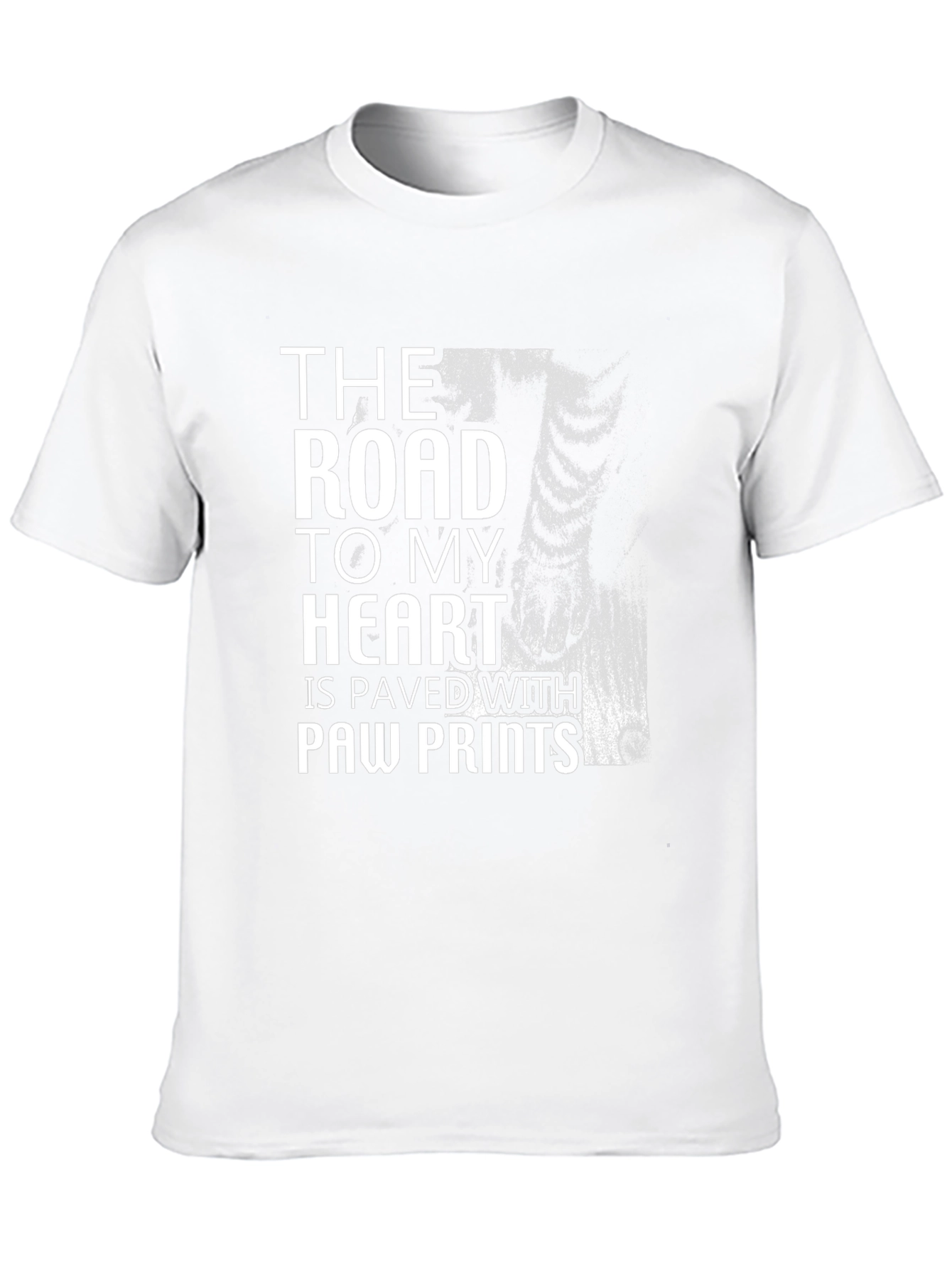 Paw Prints T-Shirt: Road to My Heart Tee