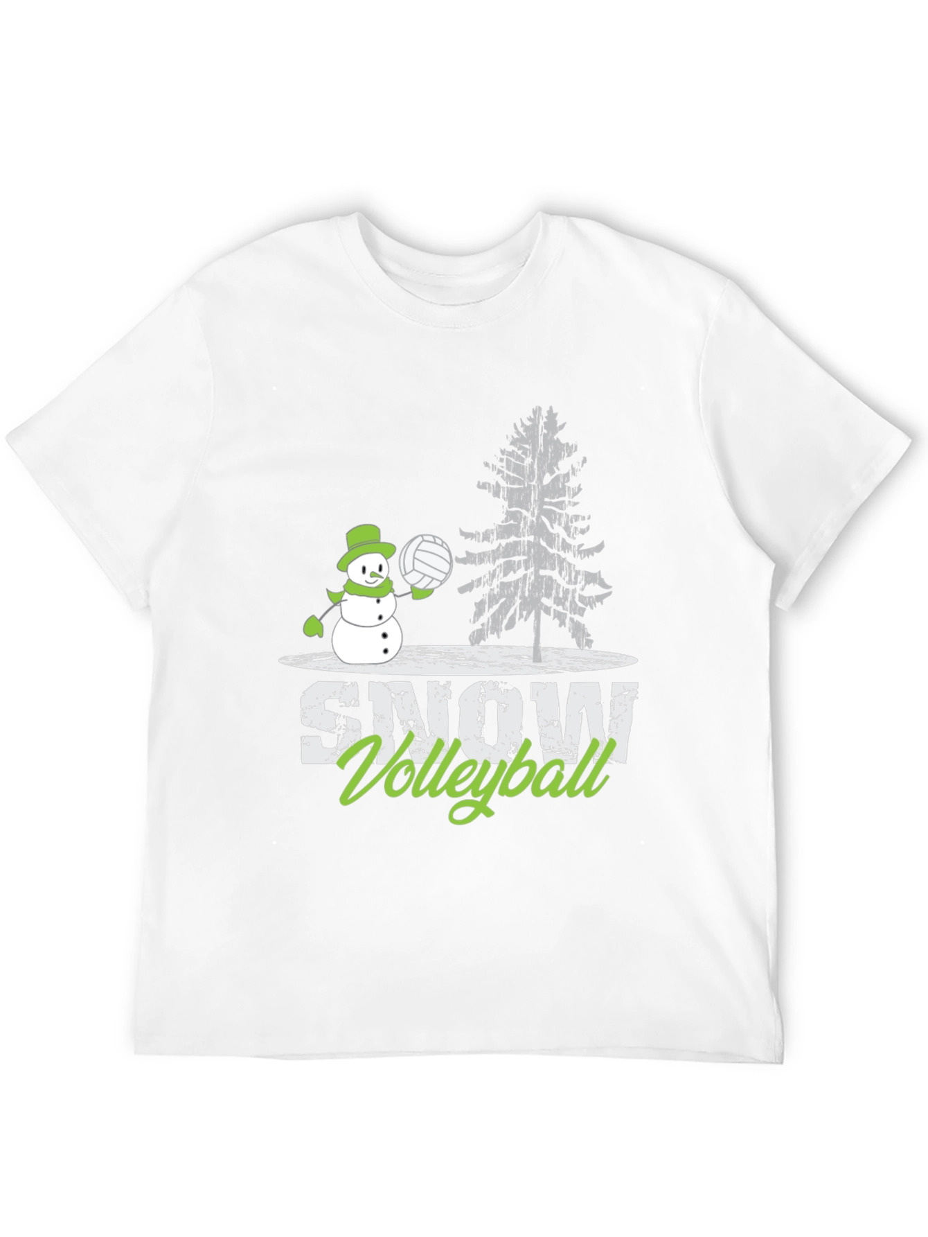 Snow Volleyball T-Shirt - Winter Sports Tee