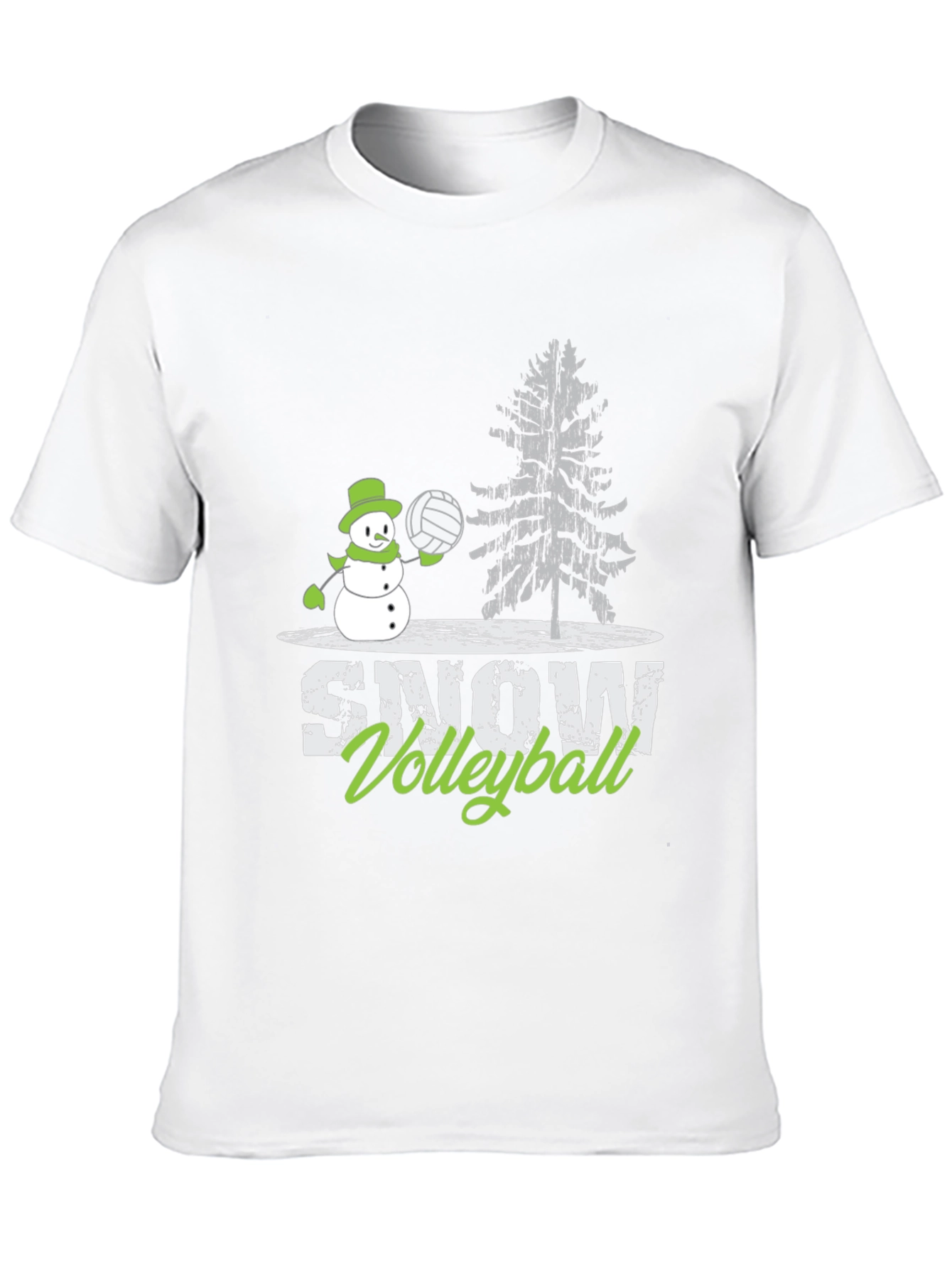 Snow Volleyball T-Shirt - Winter Sports Tee