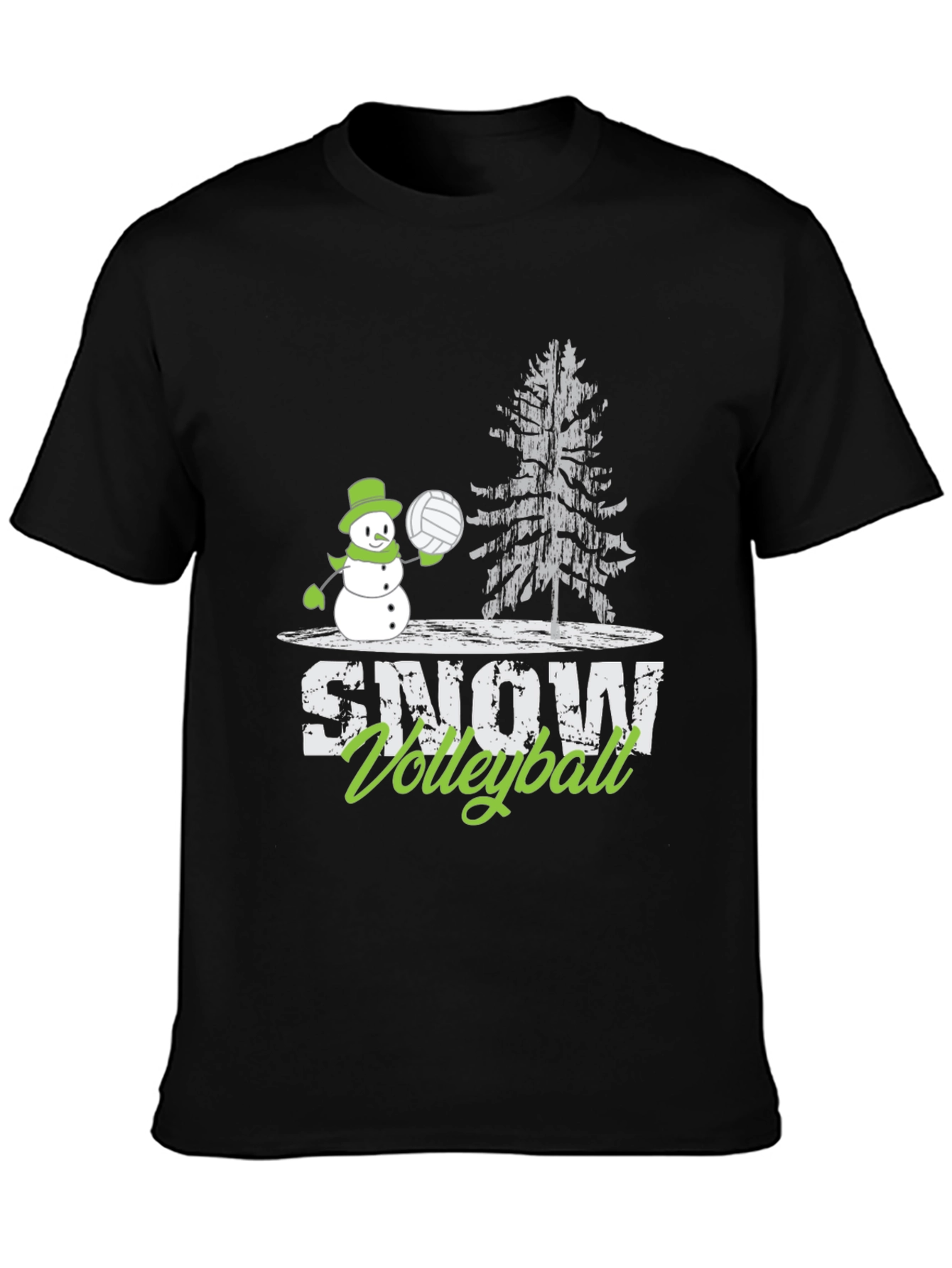 Snow Volleyball T-Shirt - Winter Sports Tee