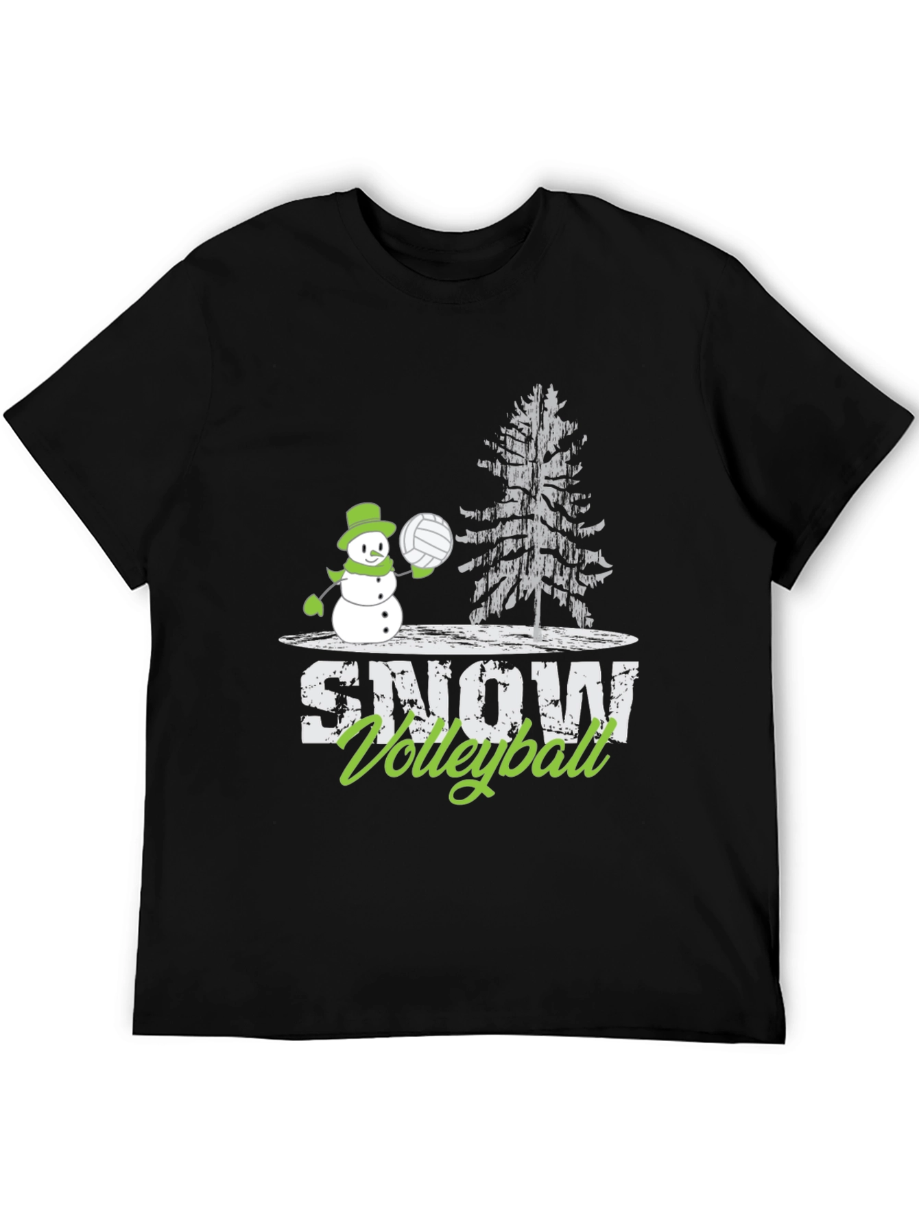 Snow Volleyball T-Shirt - Winter Sports Tee