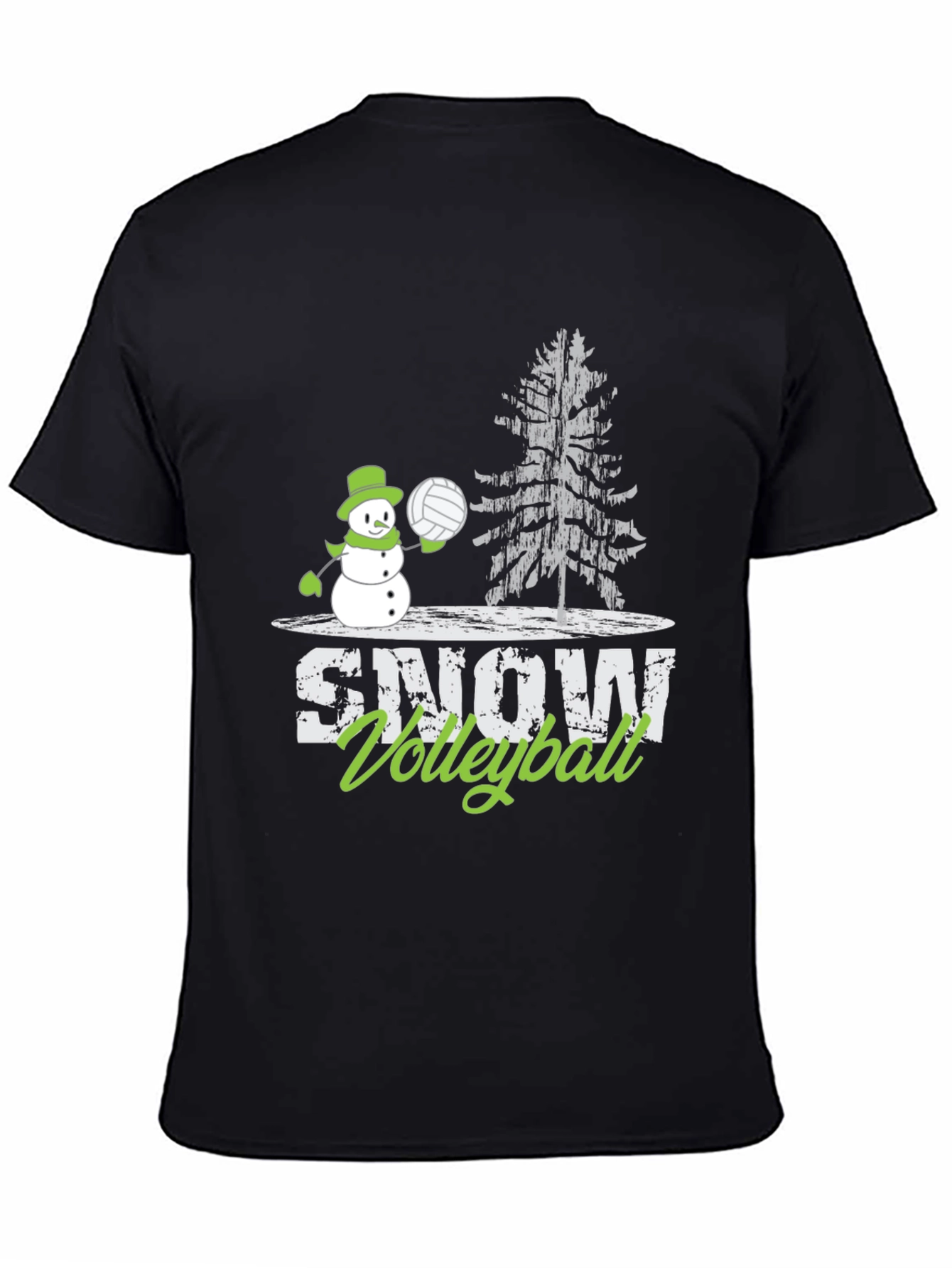 Snow Volleyball T-Shirt - Winter Sports Tee