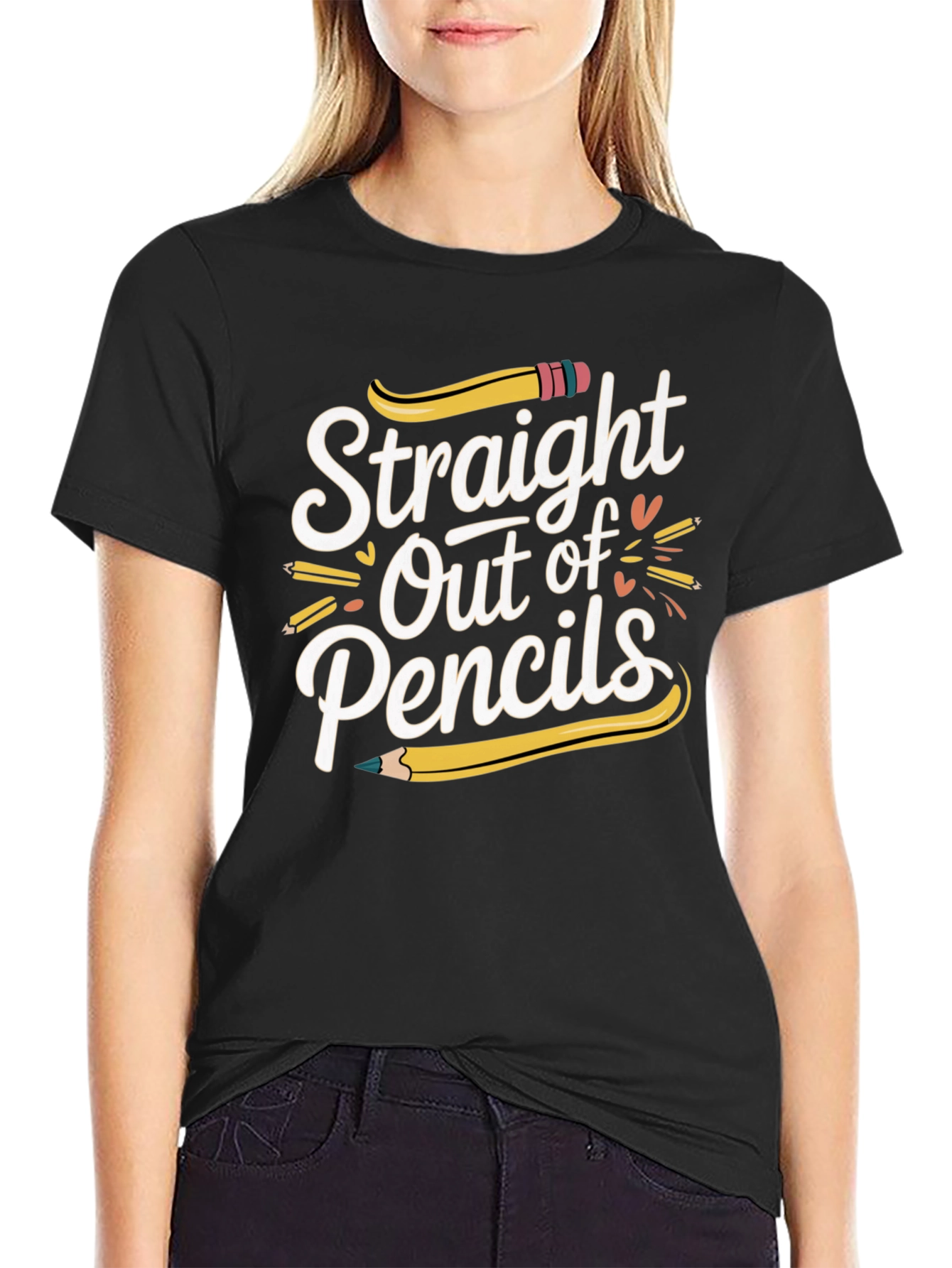 Straight Out of Pencils Graphic Tee