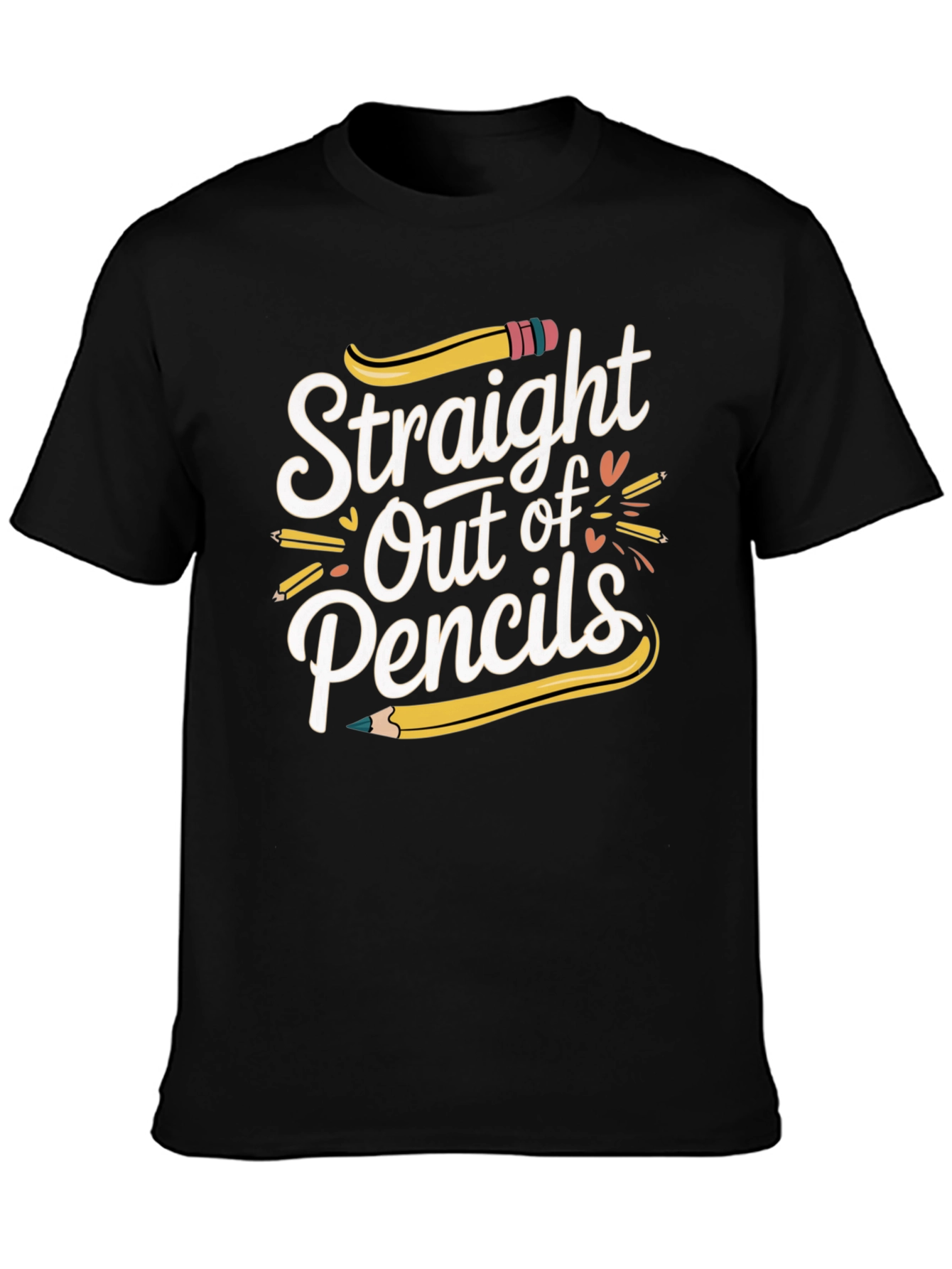 Straight Out of Pencils Graphic Tee
