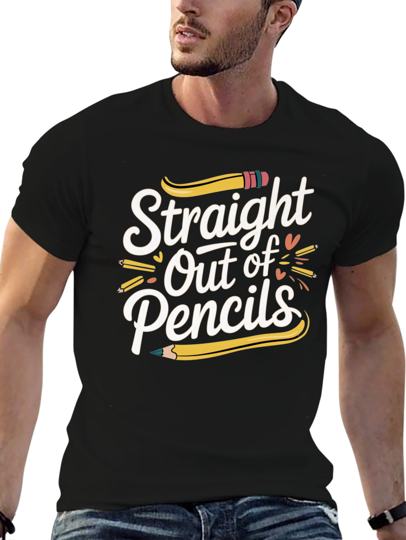 Straight Out of Pencils Graphic Tee