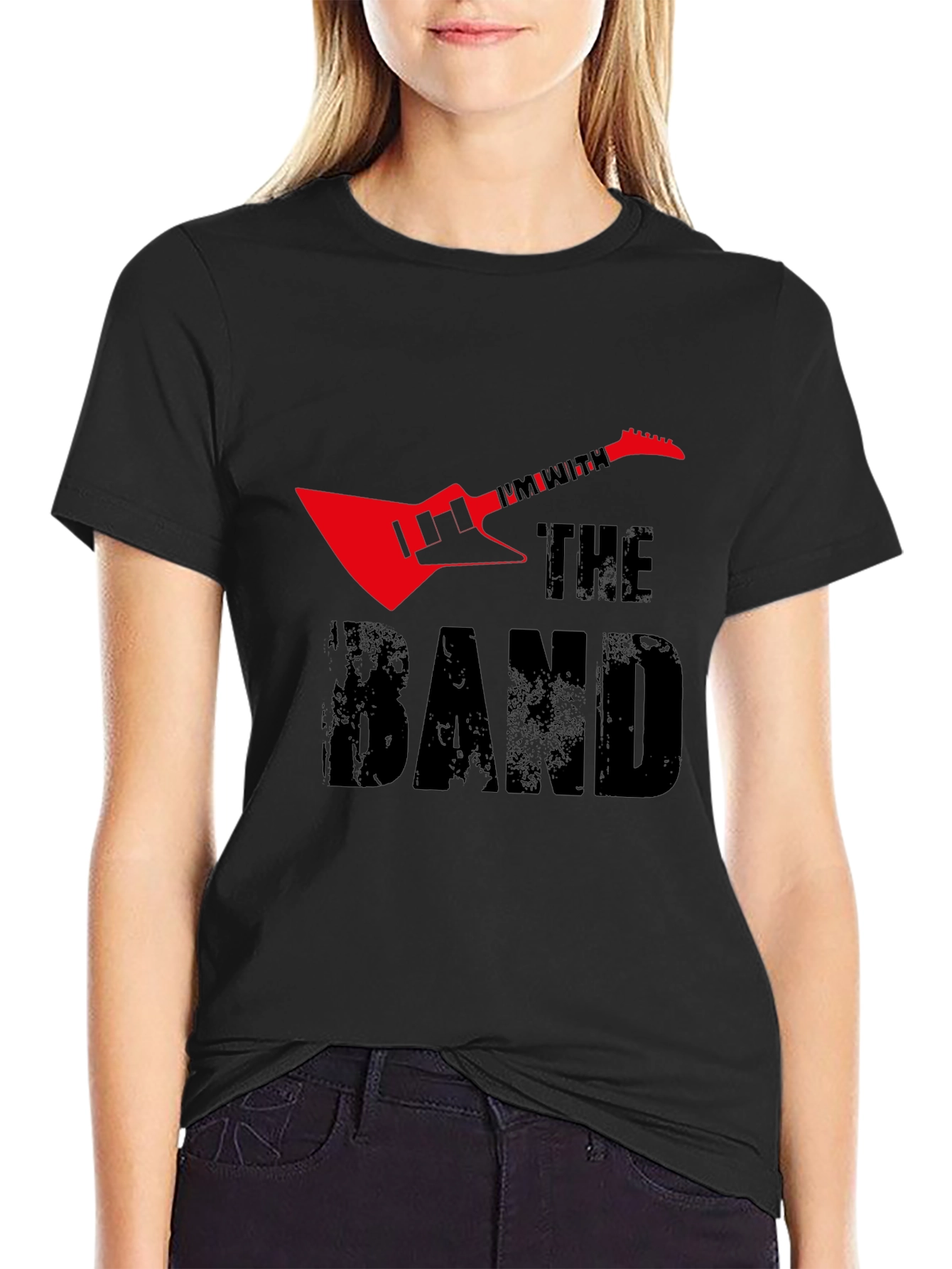 Im With The Band Graphic Tee - Black T-Shirt