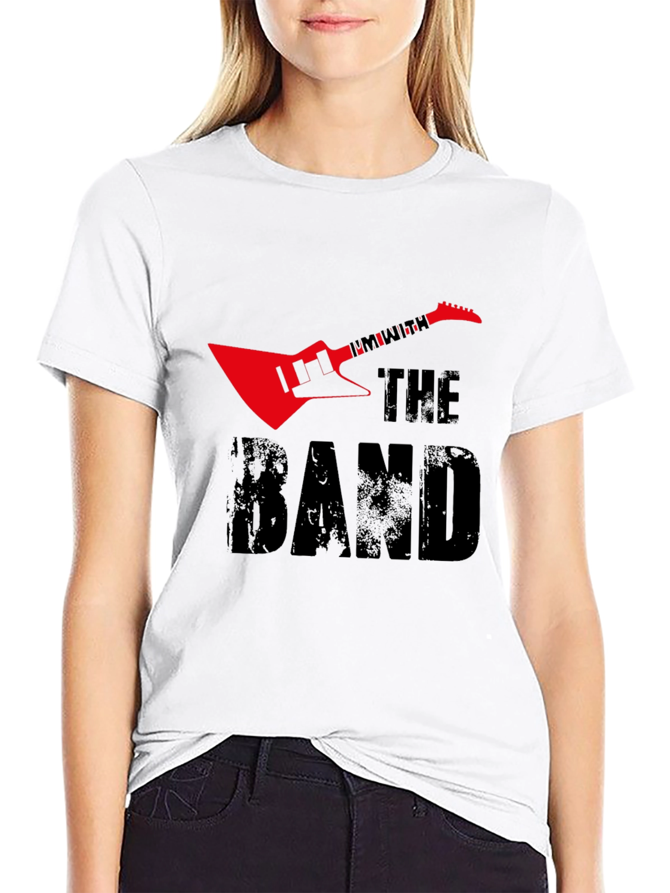 Im With The Band Graphic Tee - Black T-Shirt
