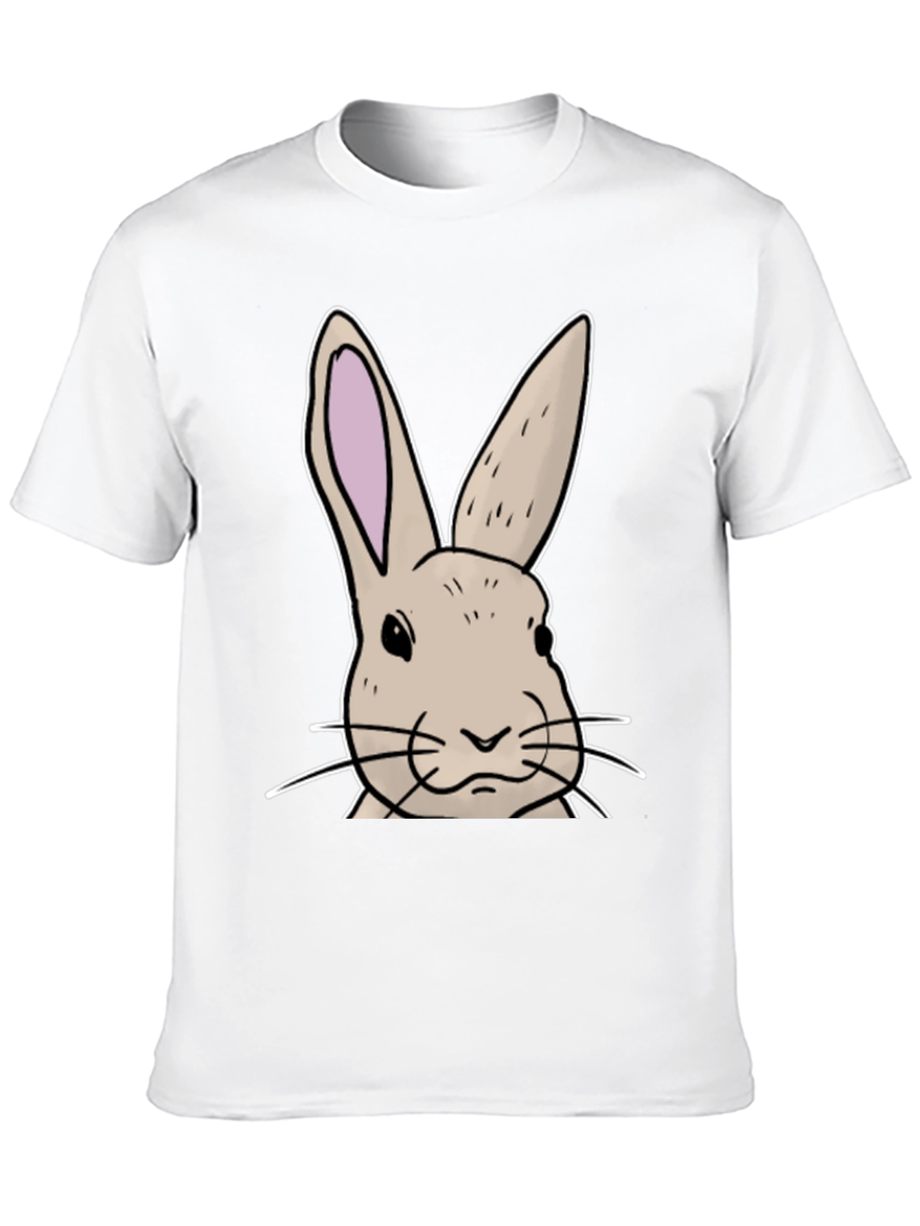 Bunny Graphic T-Shirt - Soft Cotton Blend