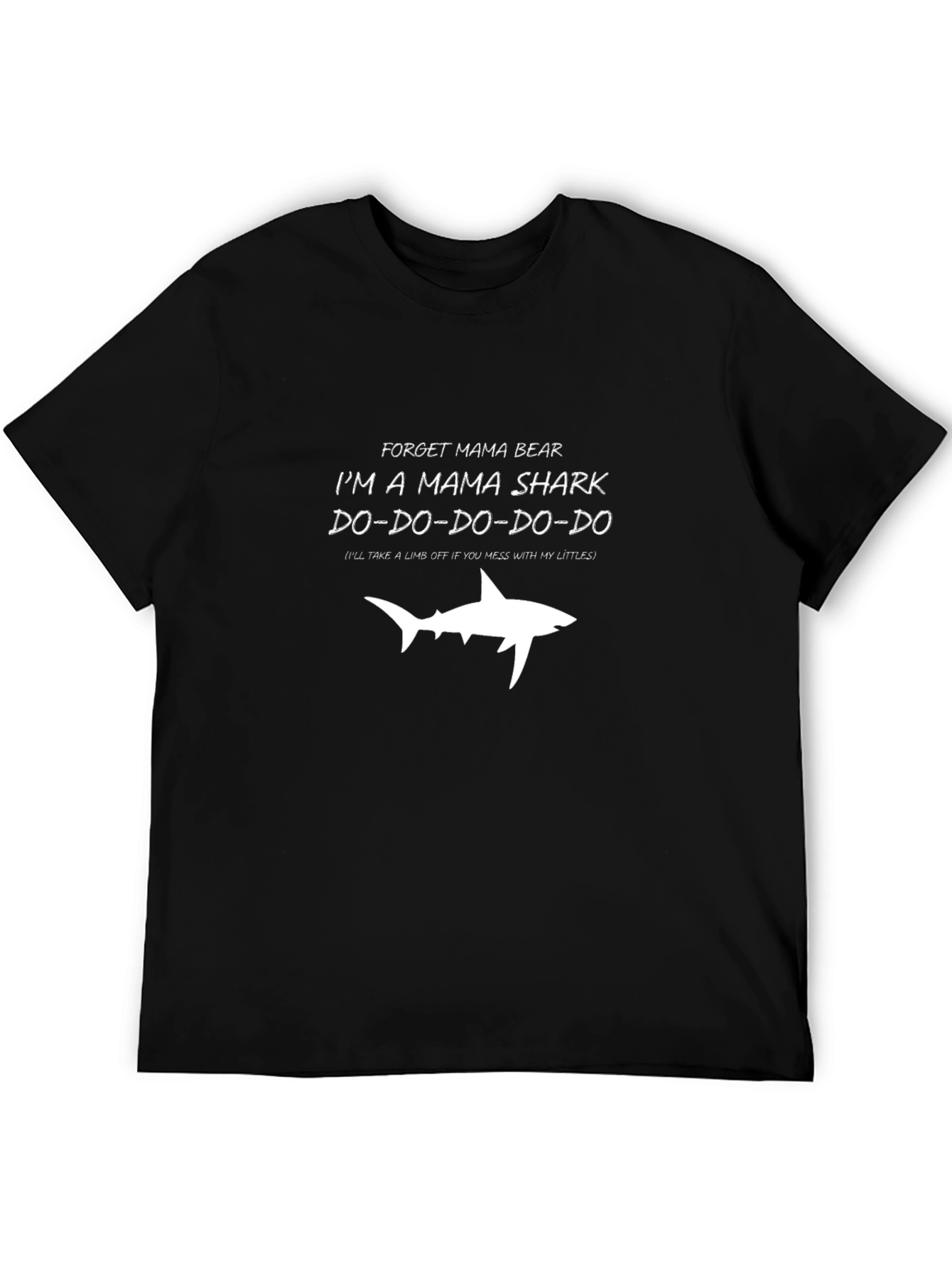 Mama Shark Graphic T-Shirt - Fun Novelty Tee