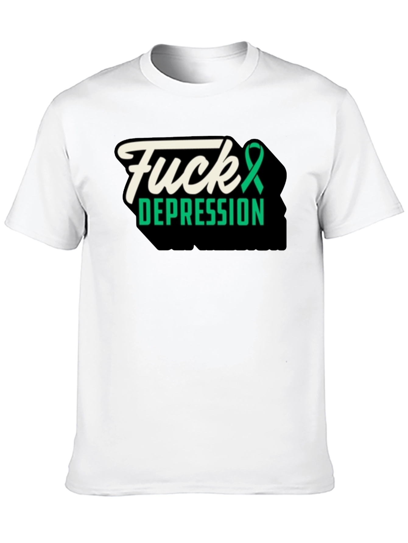 Fuck Depression Graphic Tee - Awareness Support
