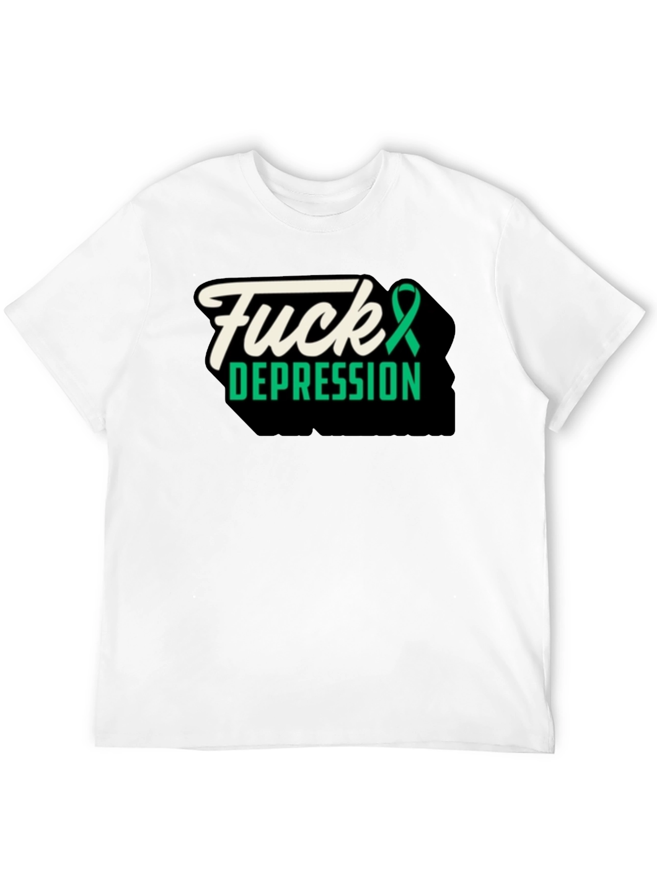 Fuck Depression Graphic Tee - Awareness Support