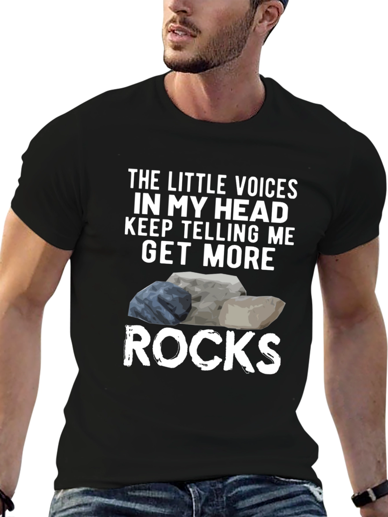 Get More Rocks Graphic T-Shirt