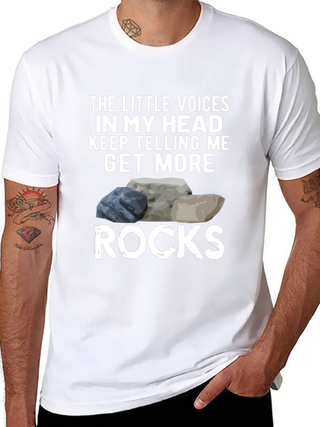 Get More Rocks Graphic T-Shirt