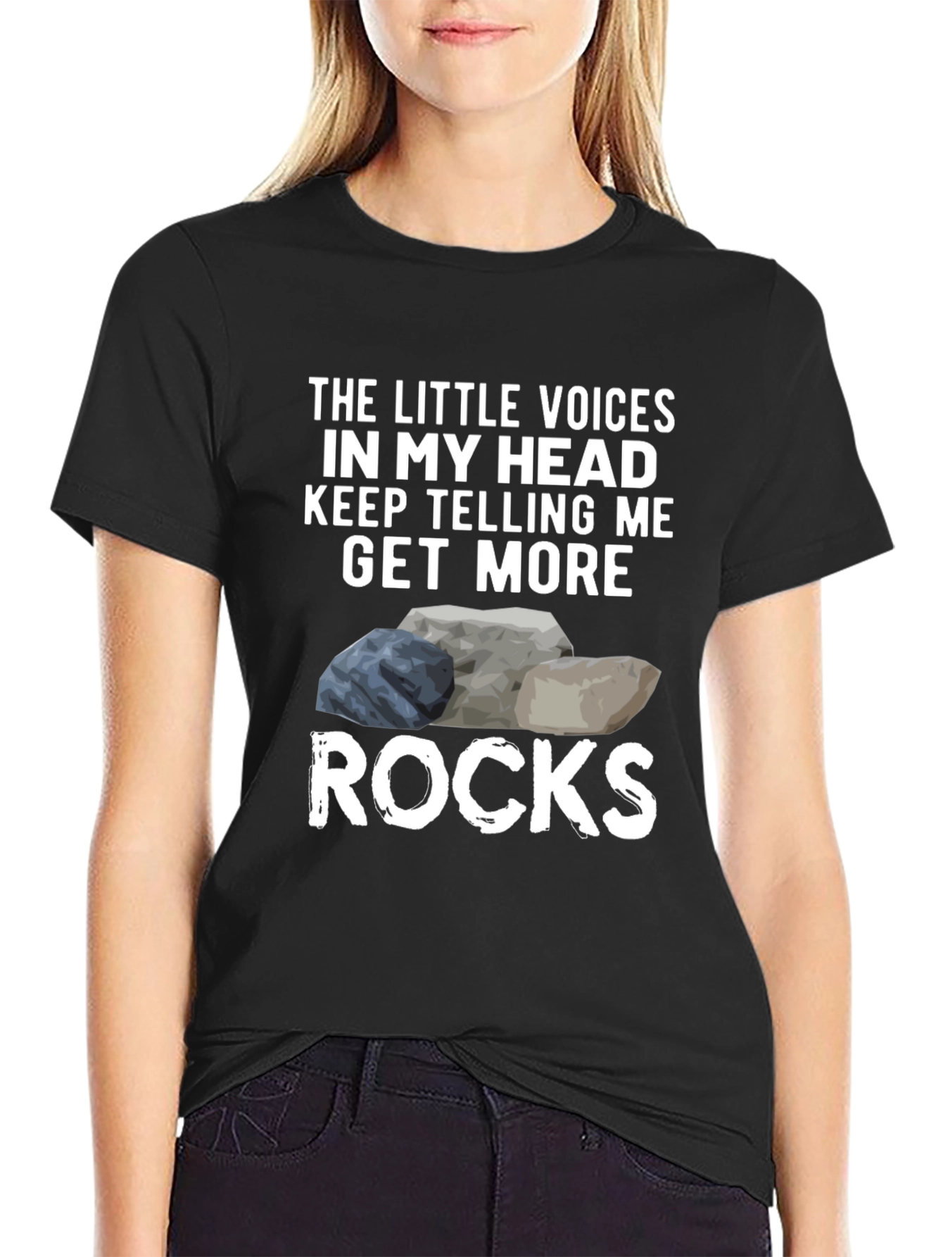 Get More Rocks Graphic T-Shirt