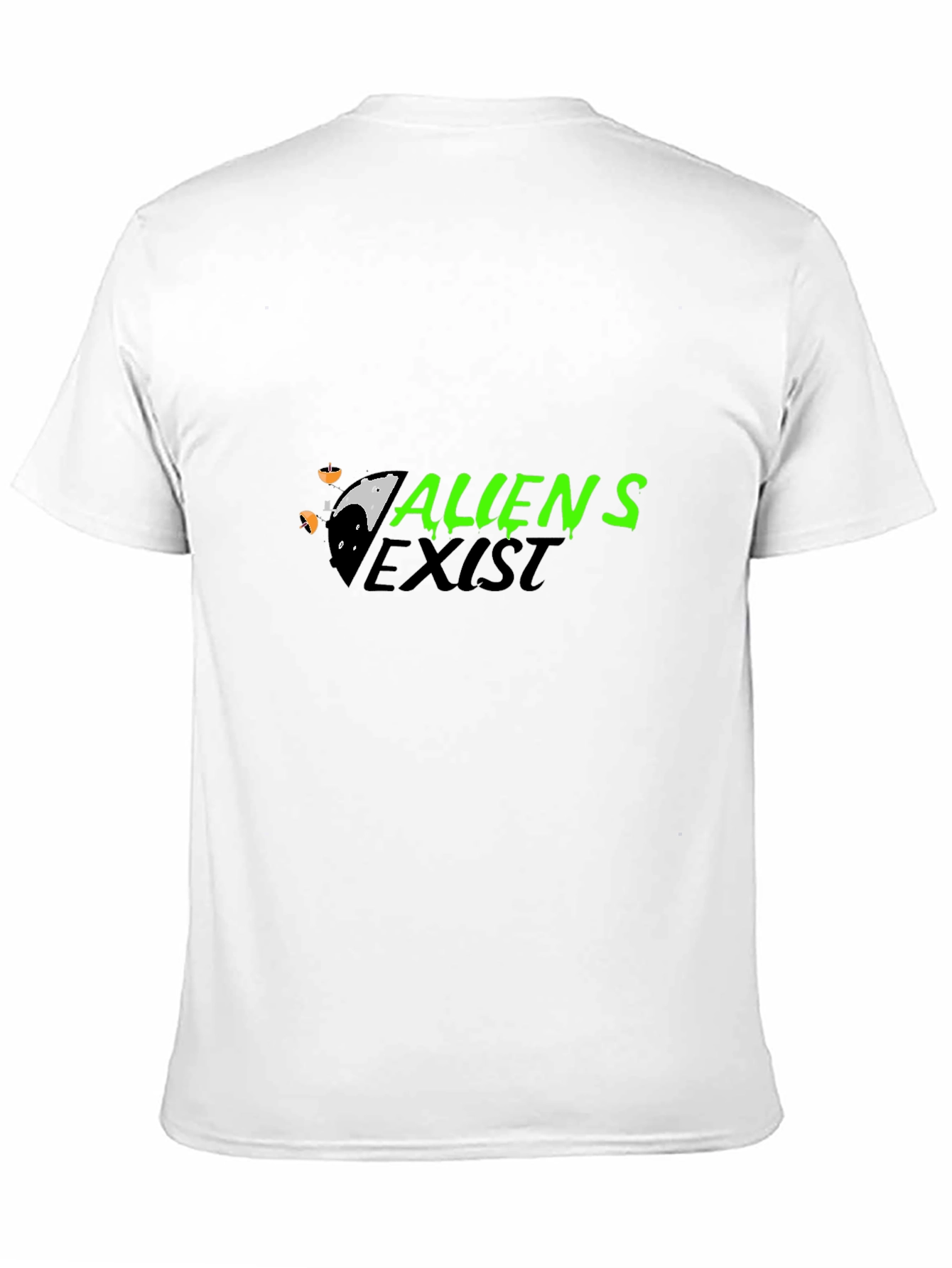 Aliens Exist Black Graphic Tee