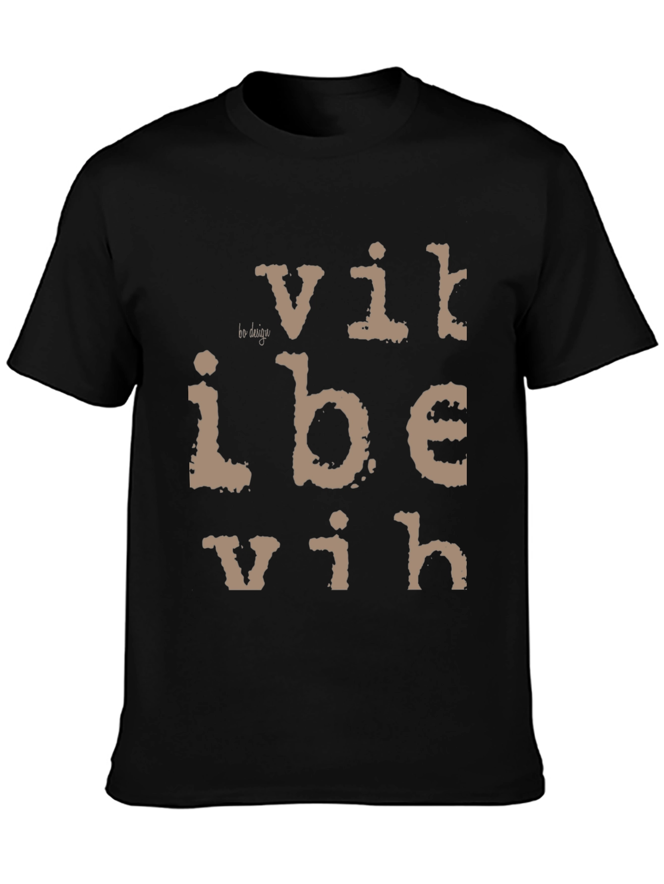 Distressed Graphic Print T-Shirt - Vibe in Style!