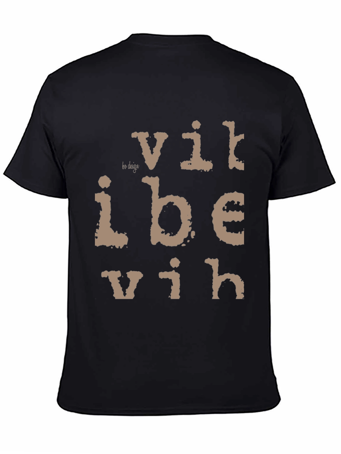 Distressed Graphic Print T-Shirt - Vibe in Style!