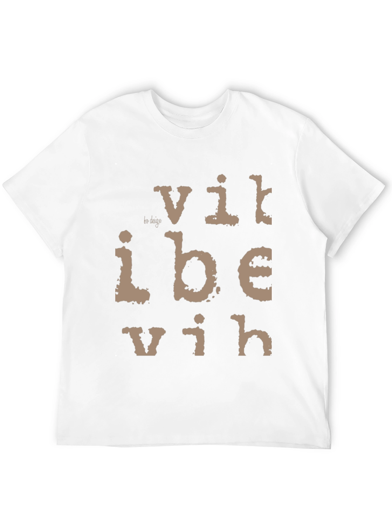 Distressed Graphic Print T-Shirt - Vibe in Style!