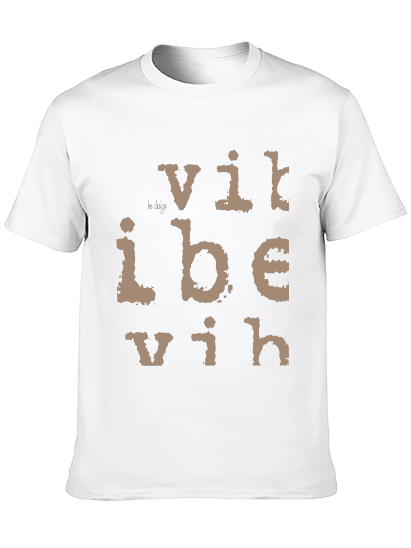 Distressed Graphic Print T-Shirt - Vibe in Style!