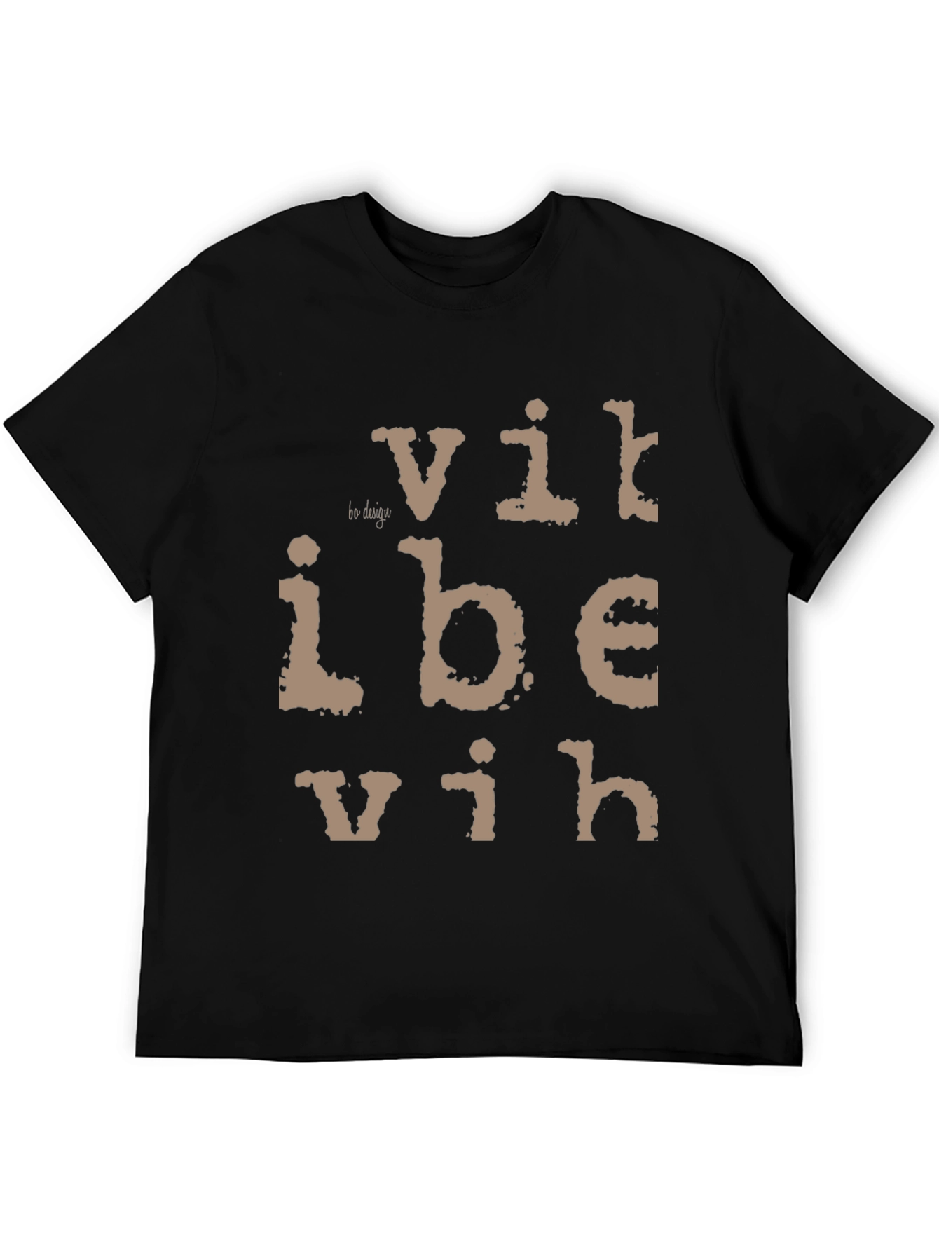 Distressed Graphic Print T-Shirt - Vibe in Style!