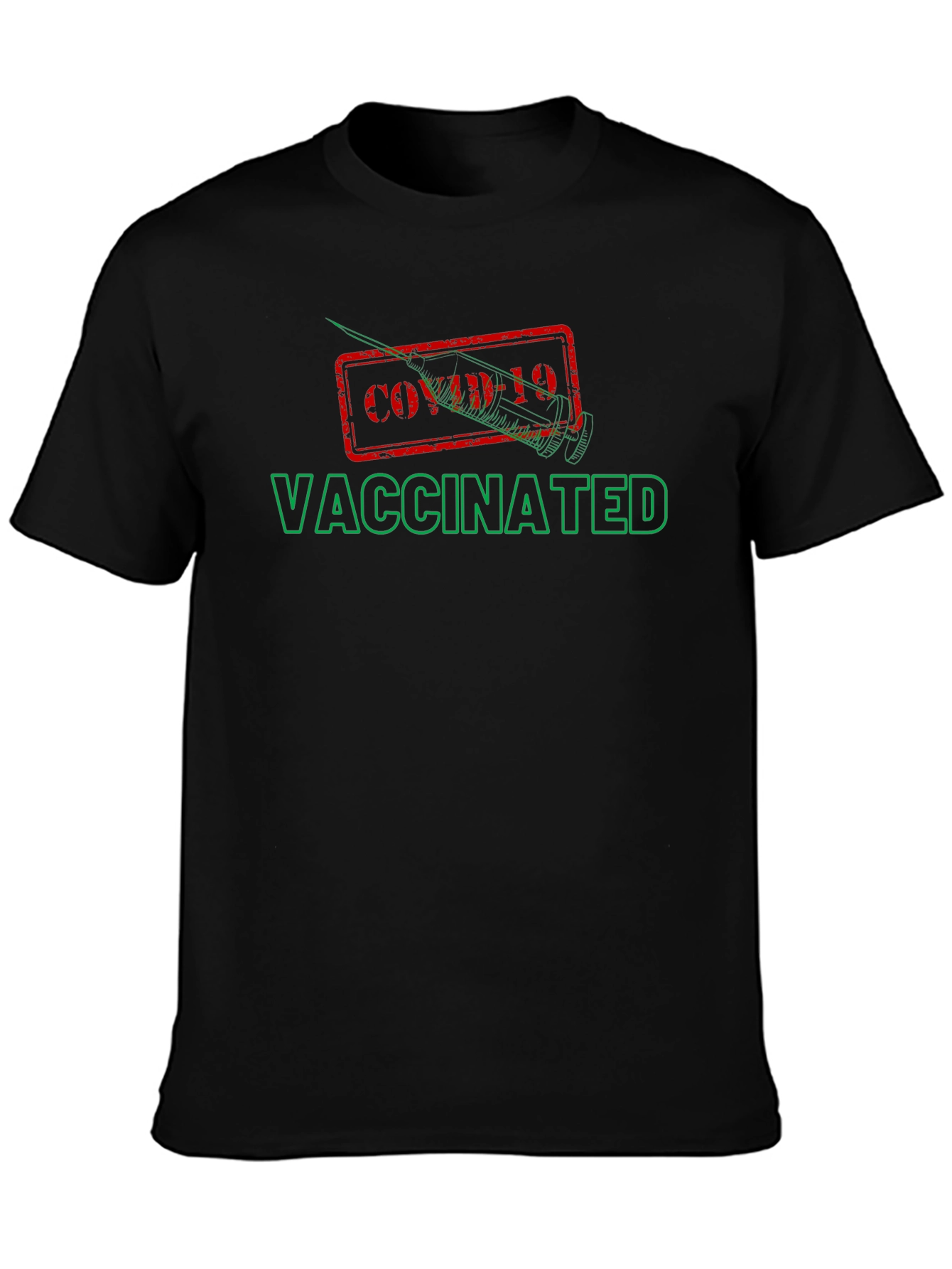 Vaccinated COVID-19 Graphic T-Shirt