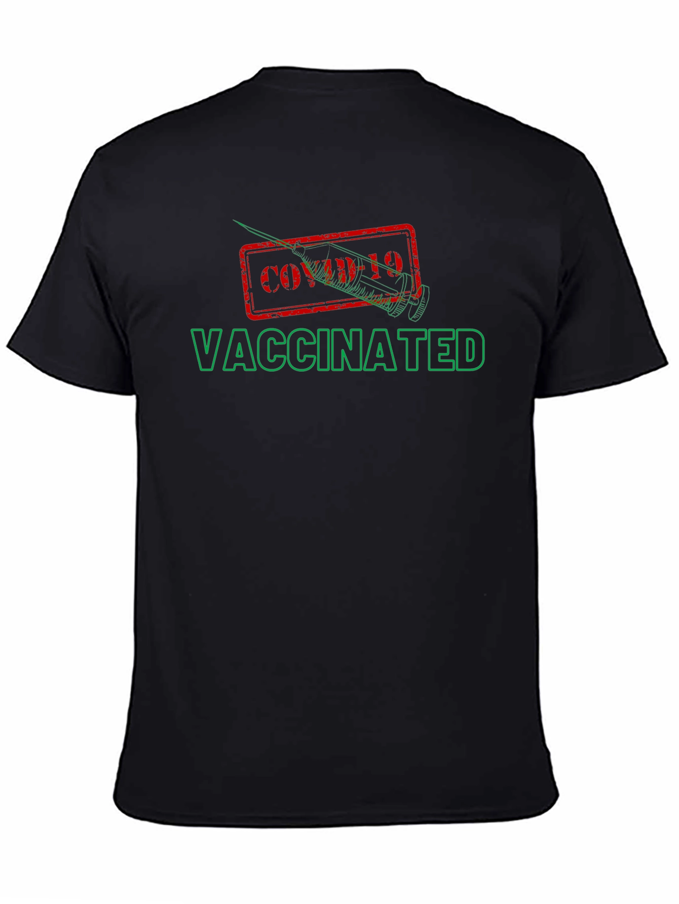 Vaccinated COVID-19 Graphic T-Shirt