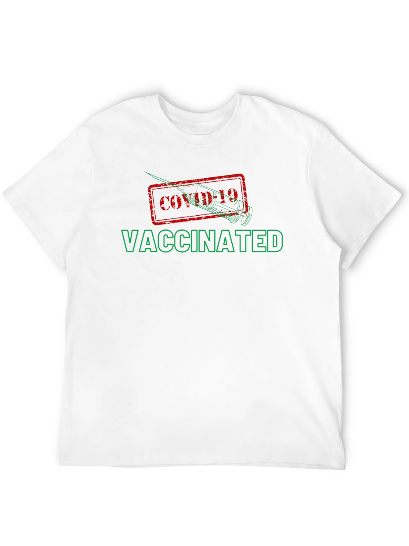 Vaccinated COVID-19 Graphic T-Shirt