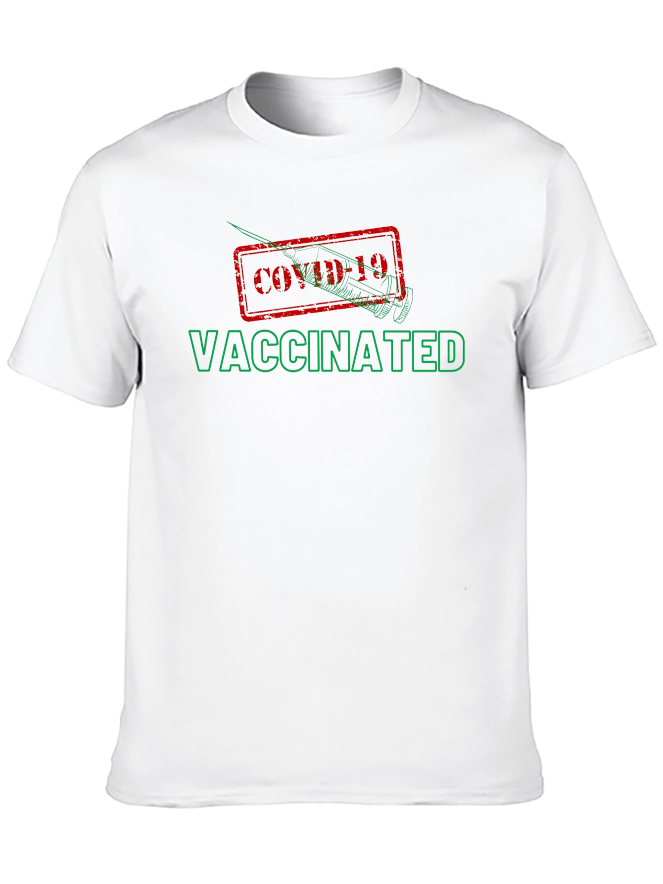 Vaccinated COVID-19 Graphic T-Shirt