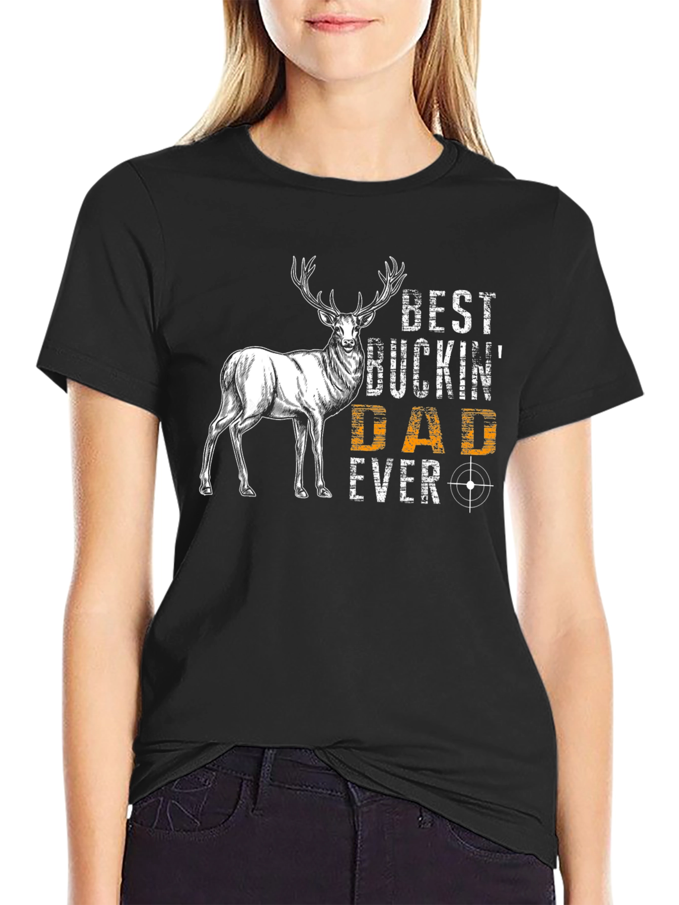 Best Buckin Dad Ever Graphic T-Shirt