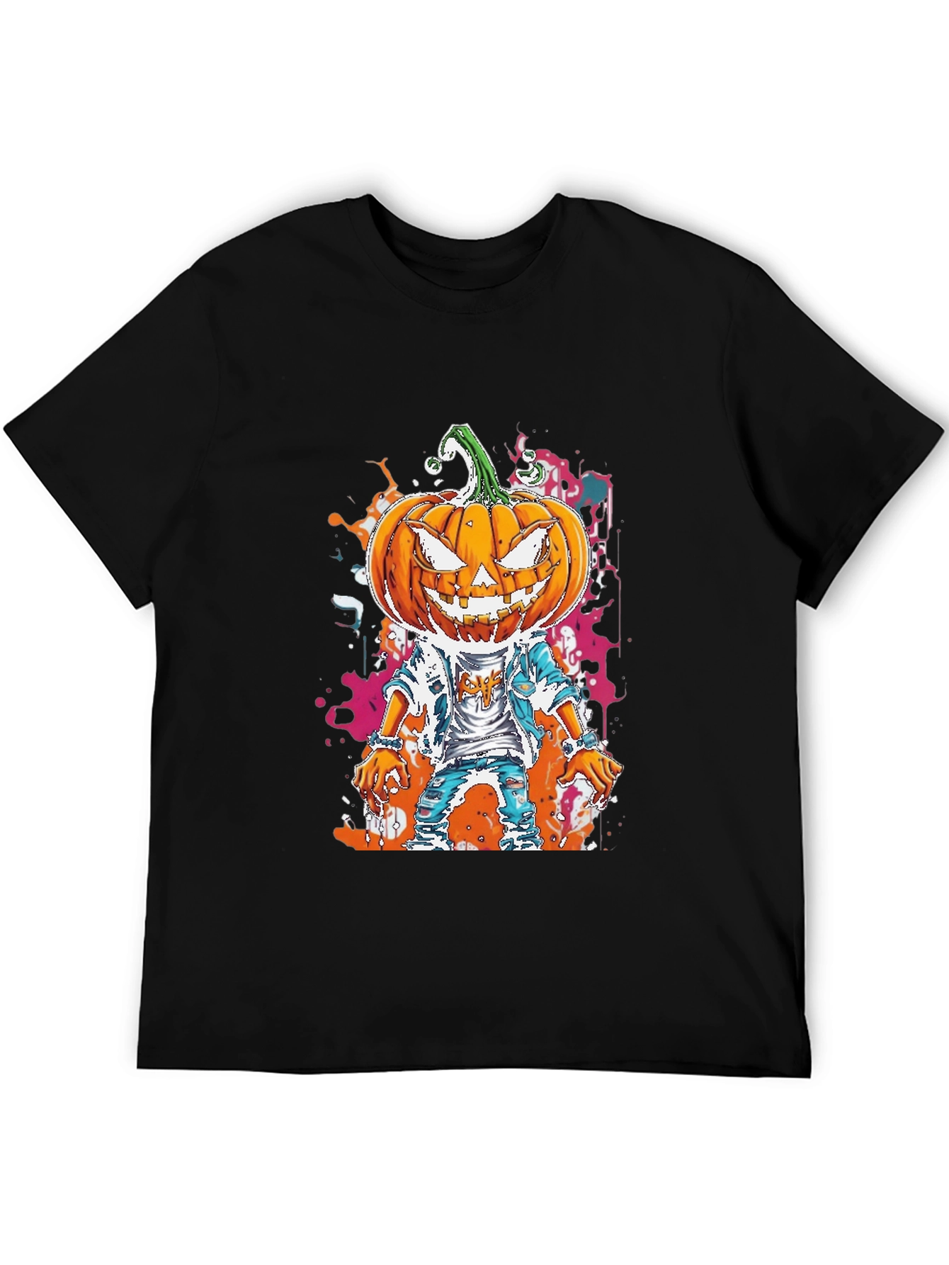 Pumpkin Head Halloween T-Shirt