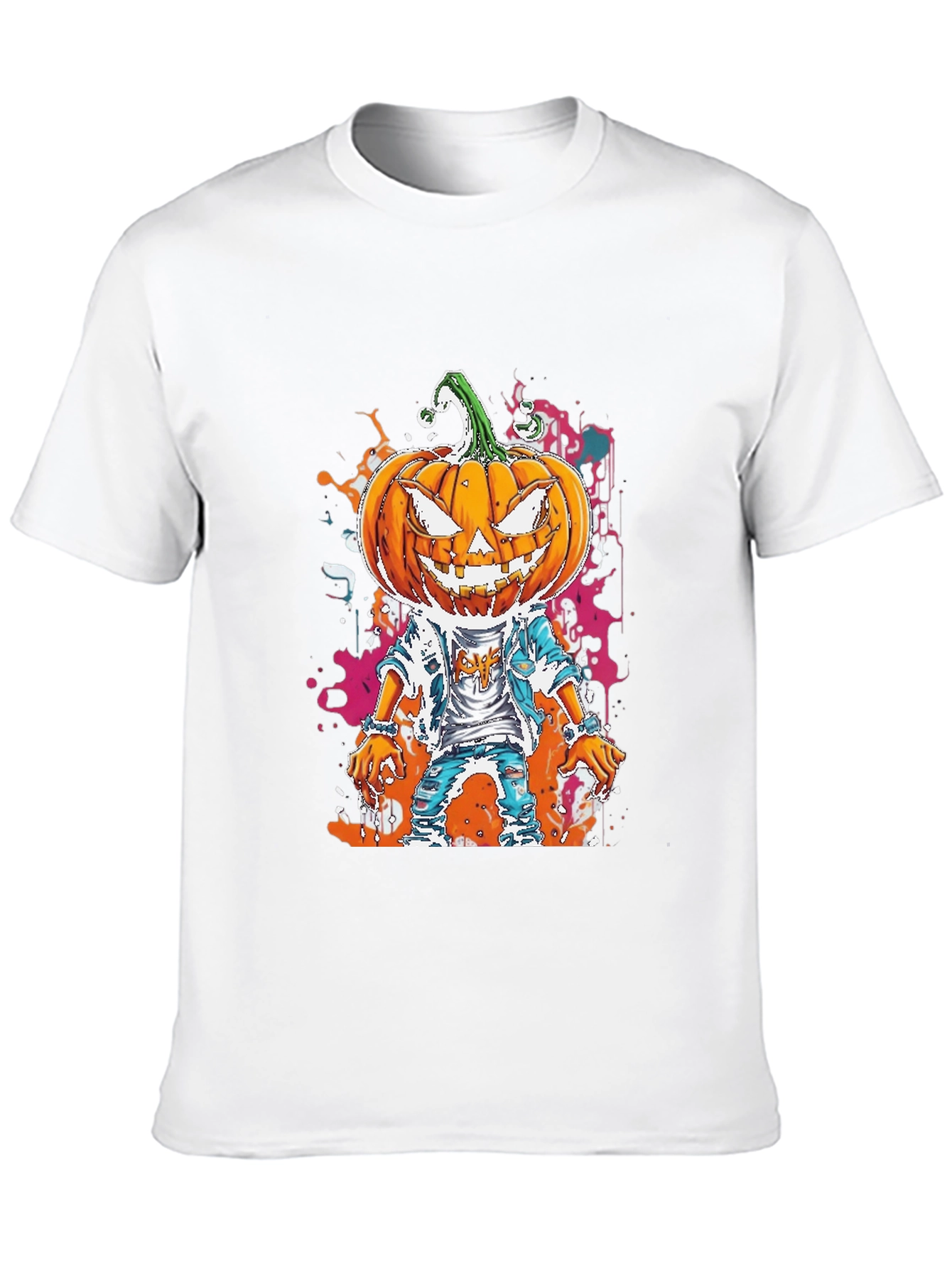 Pumpkin Head Halloween T-Shirt