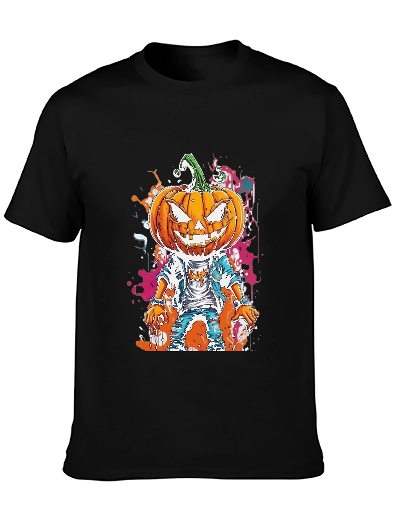Pumpkin Head Halloween T-Shirt