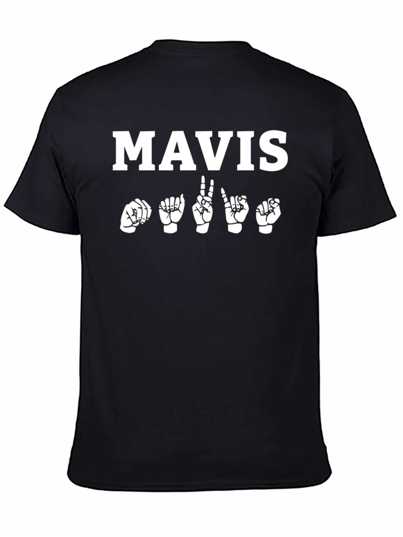 Mavis Sign Language T-Shirt Deaf Awareness Tee