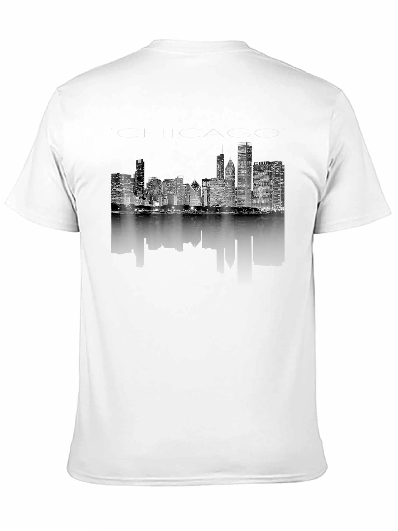 Chicago Skyline Black T-Shirt