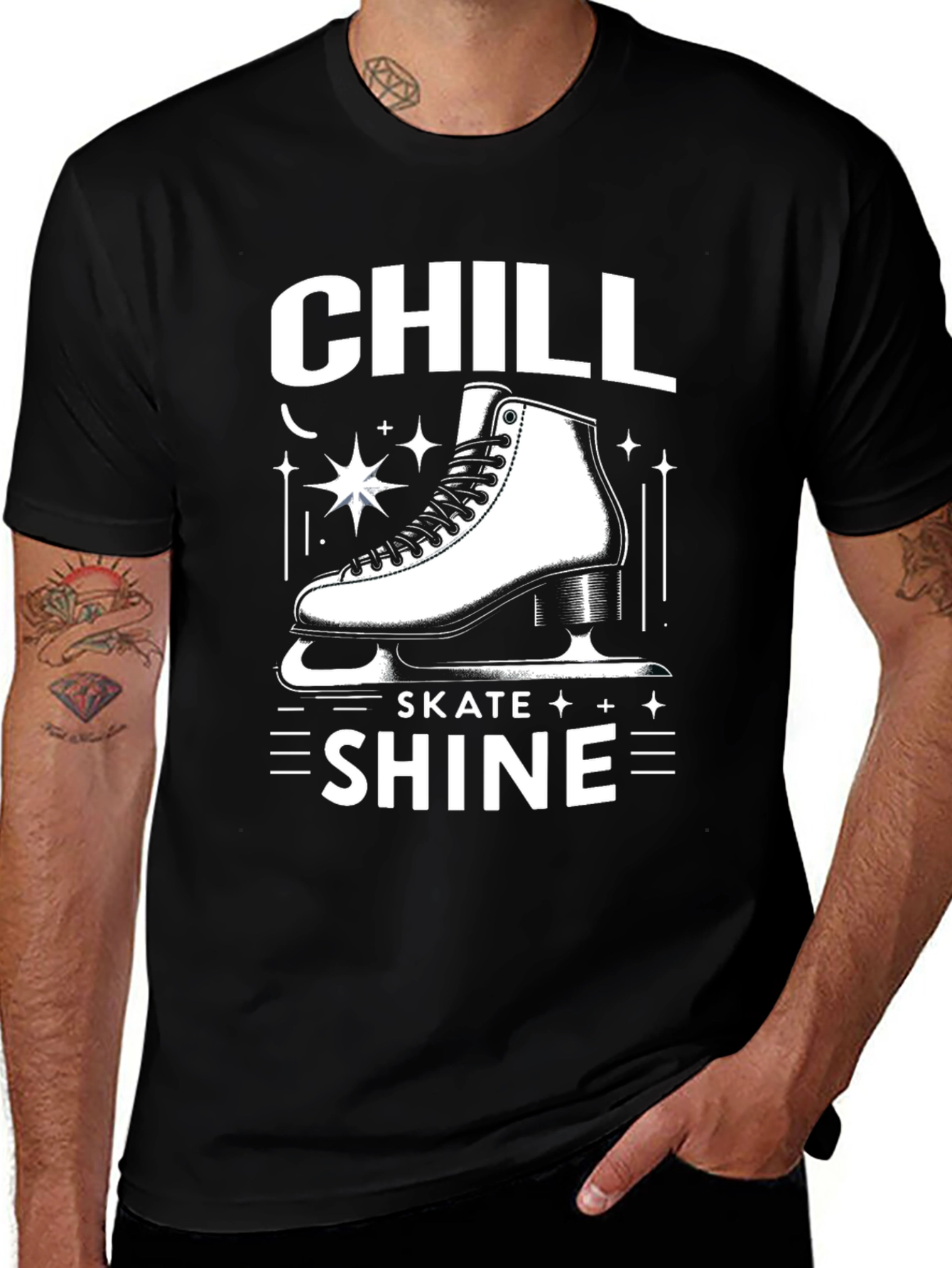 Chill Skate Shine Graphic T-Shirt