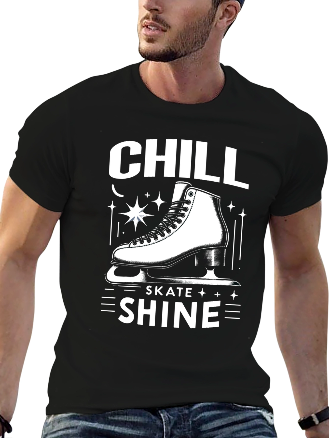Chill Skate Shine Graphic T-Shirt