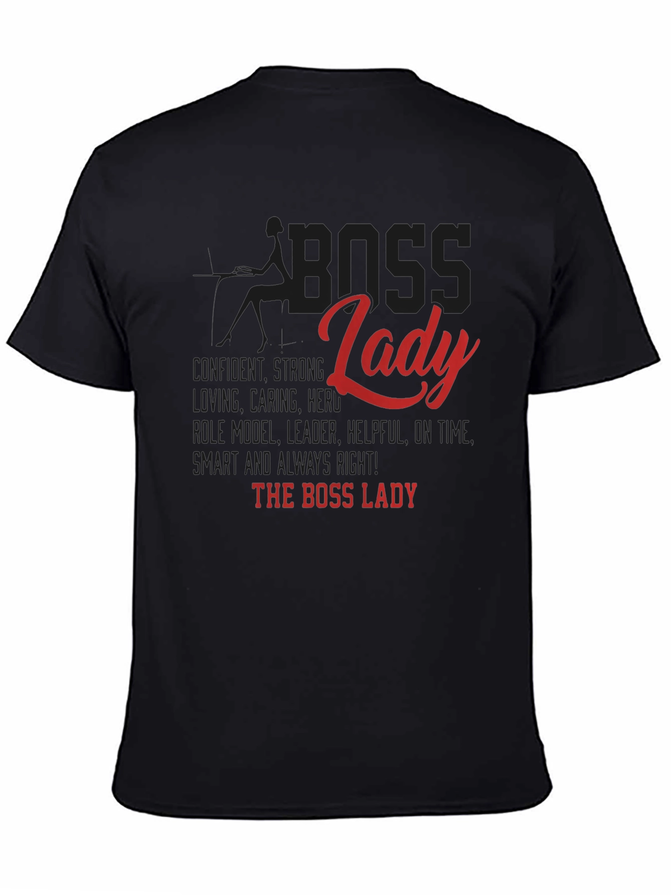 Boss Lady Graphic Tee - Confident Womens Shirt