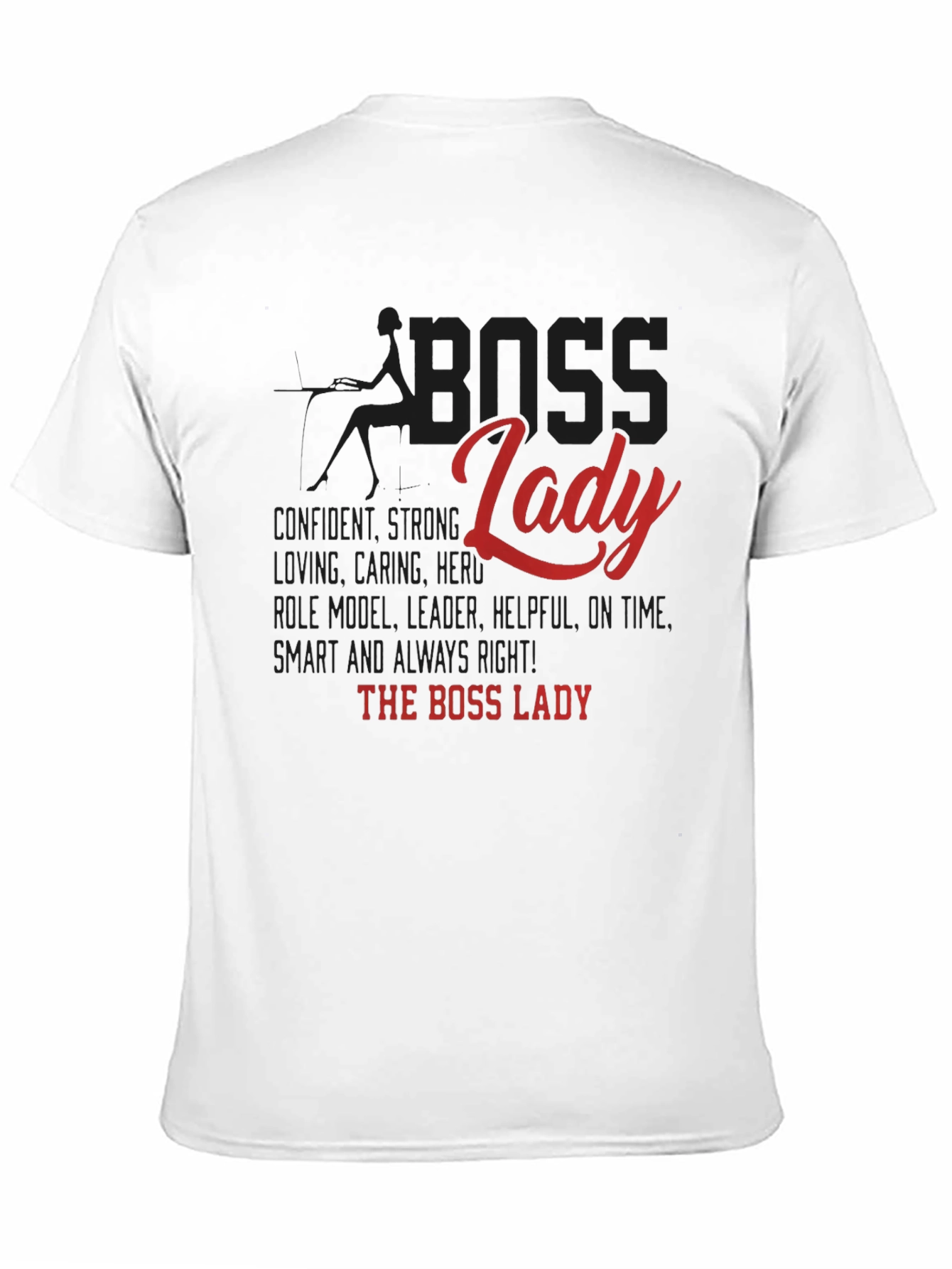 Boss Lady Graphic Tee - Confident Womens Shirt