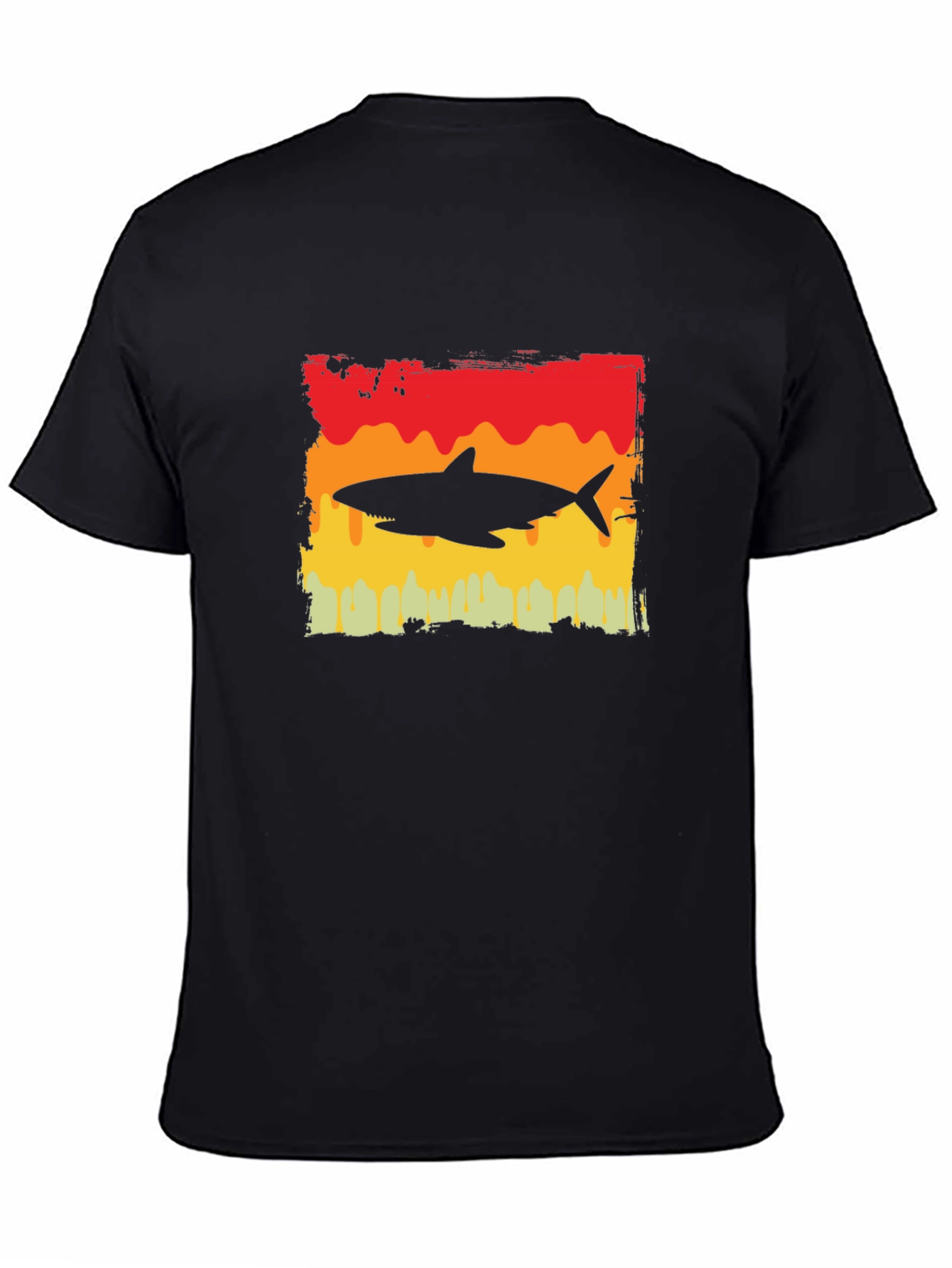 Retro Shark Graphic T-Shirt - Stylish Cotton Tee