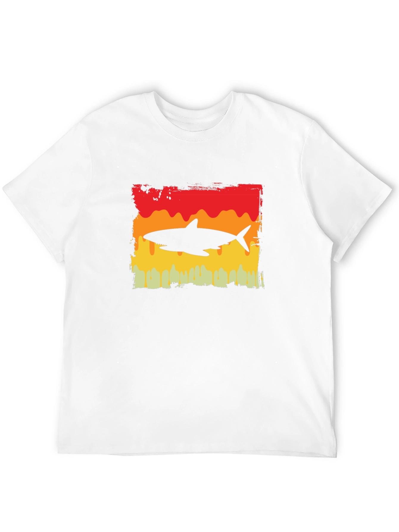 Retro Shark Graphic T-Shirt - Stylish Cotton Tee