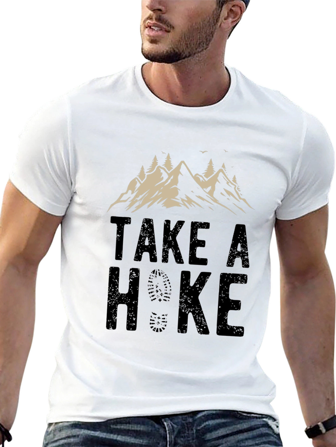 Take A Hike Mountain Graphic Tee - Adventure Ready