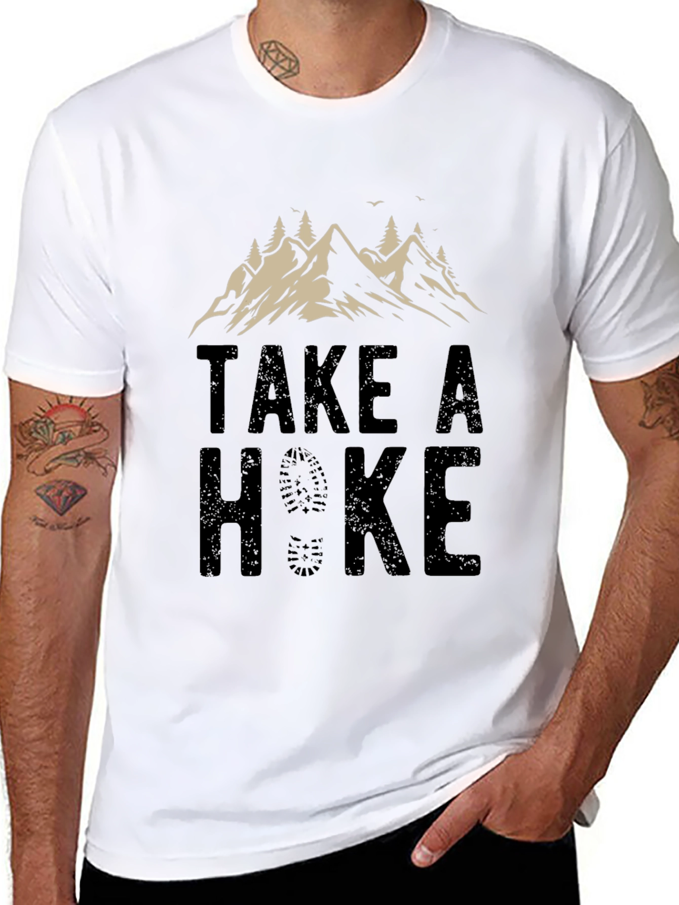 Take A Hike Mountain Graphic Tee - Adventure Ready