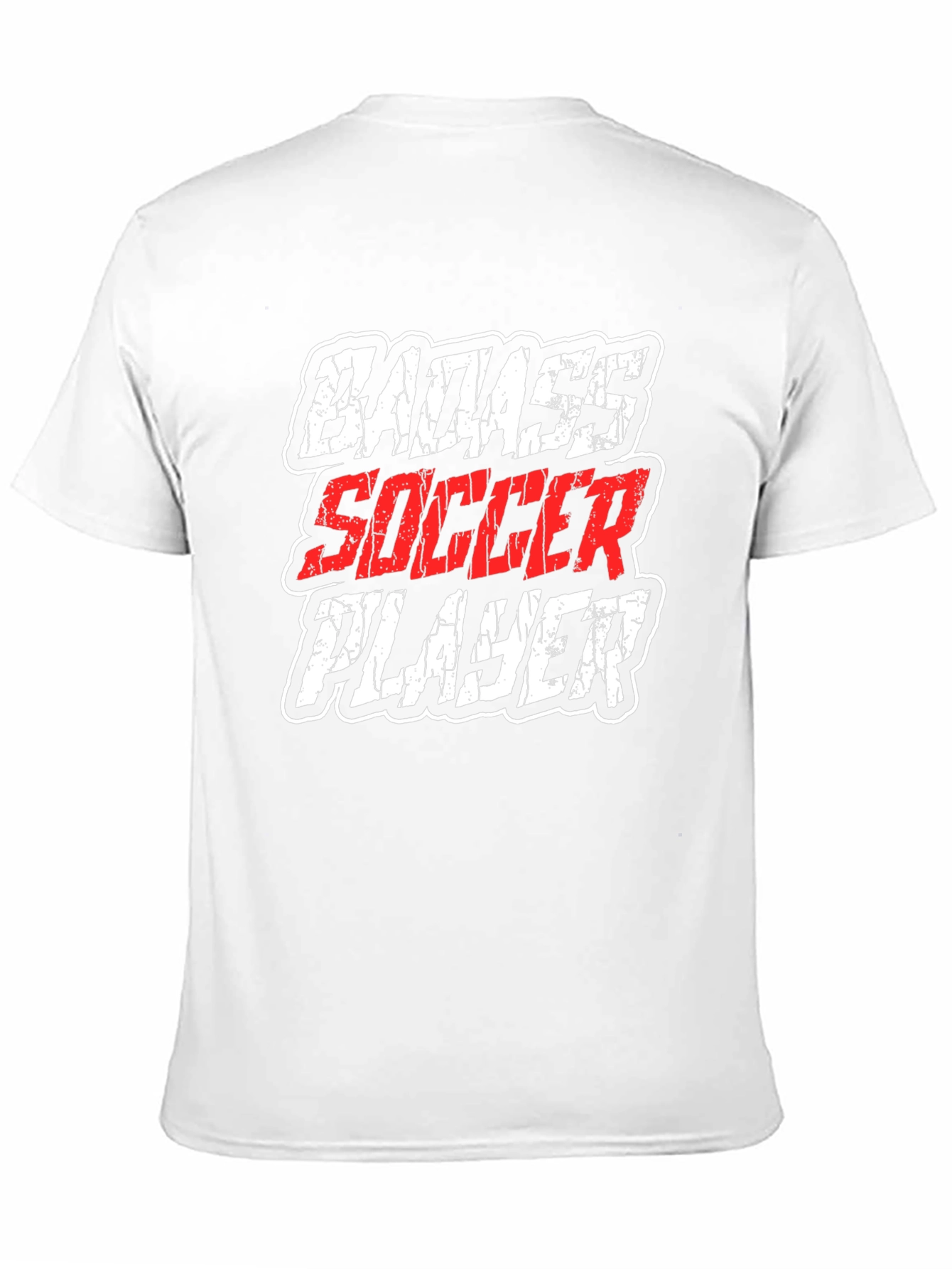 Badass Soccer Player Graphic T-Shirt