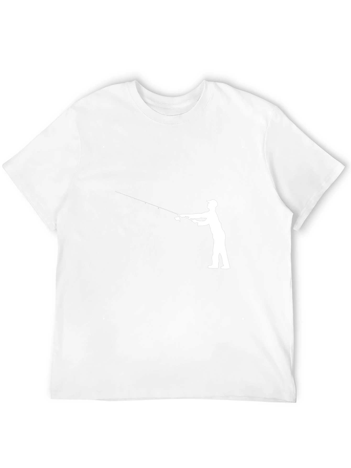 Fishing Silhouette Black T-Shirt