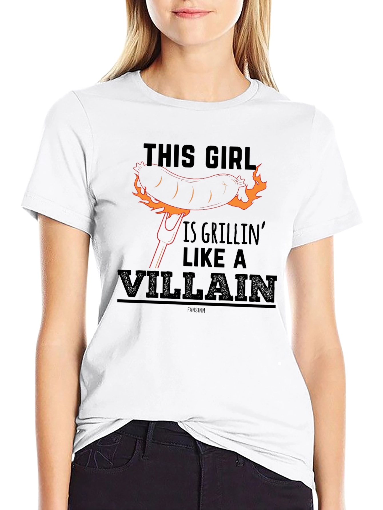Grillin Like a Villain Graphic Tee