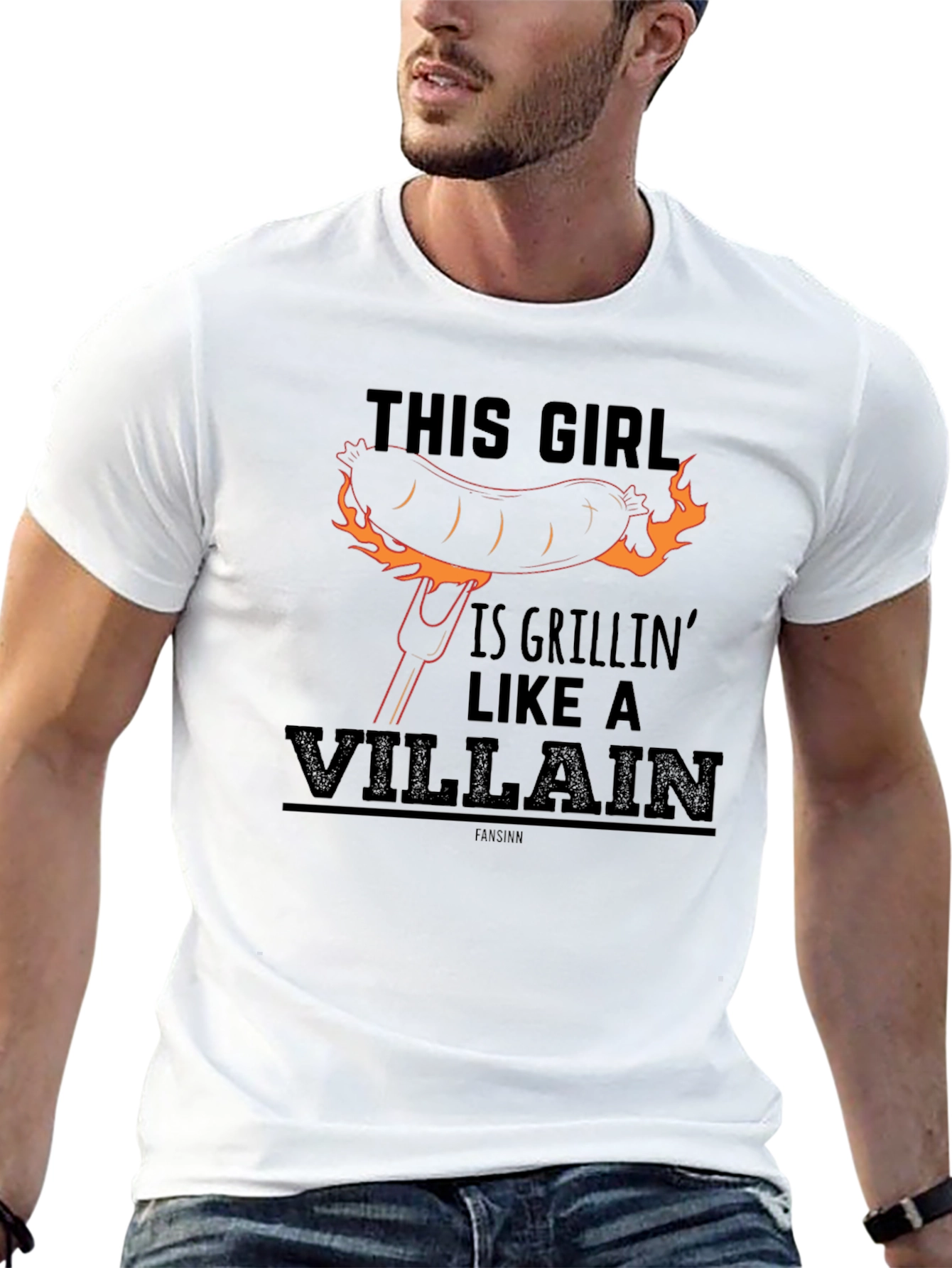 Grillin Like a Villain Graphic Tee