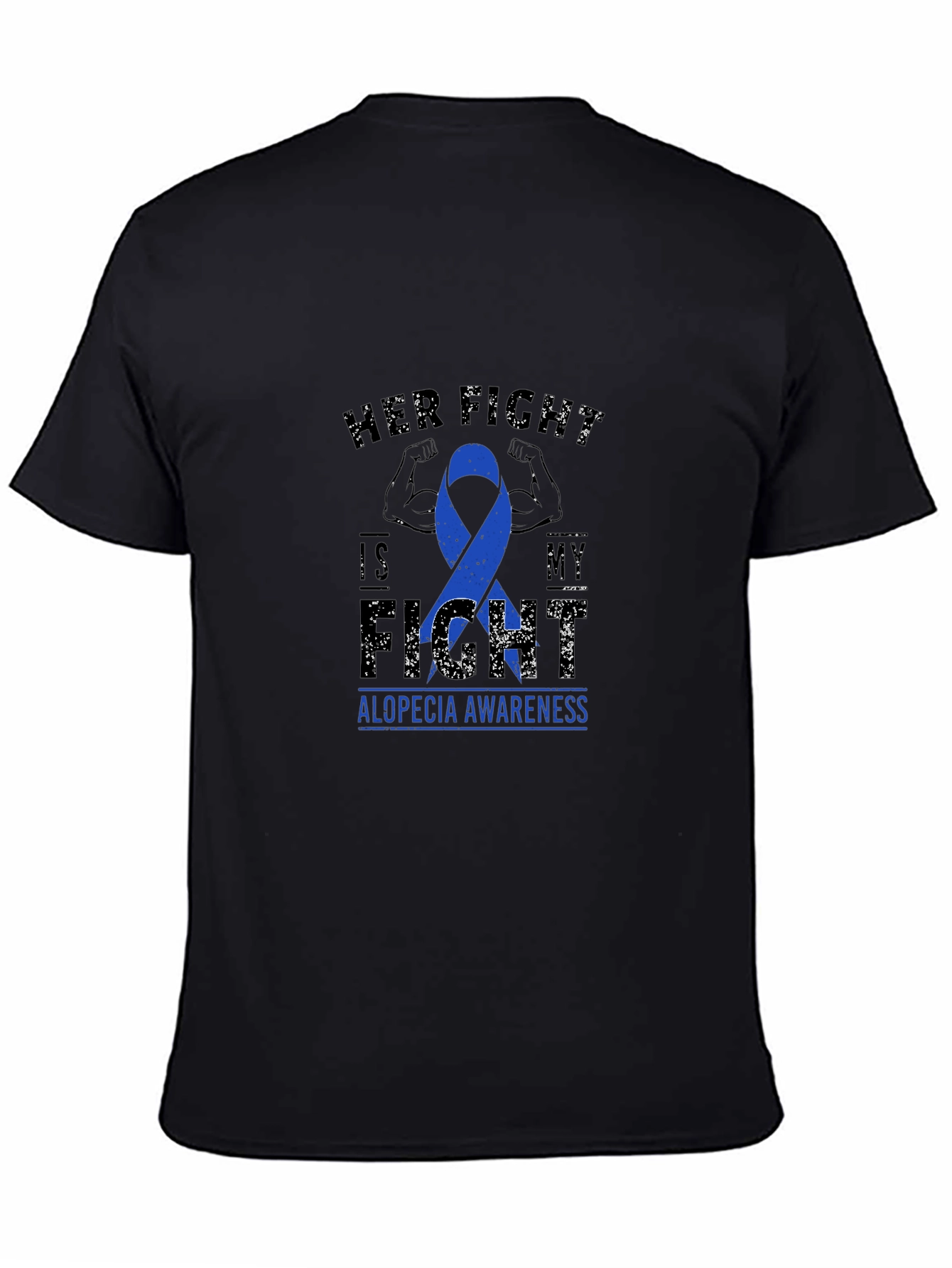 Alopecia Awareness T-Shirt: Her Fight Is My Fight