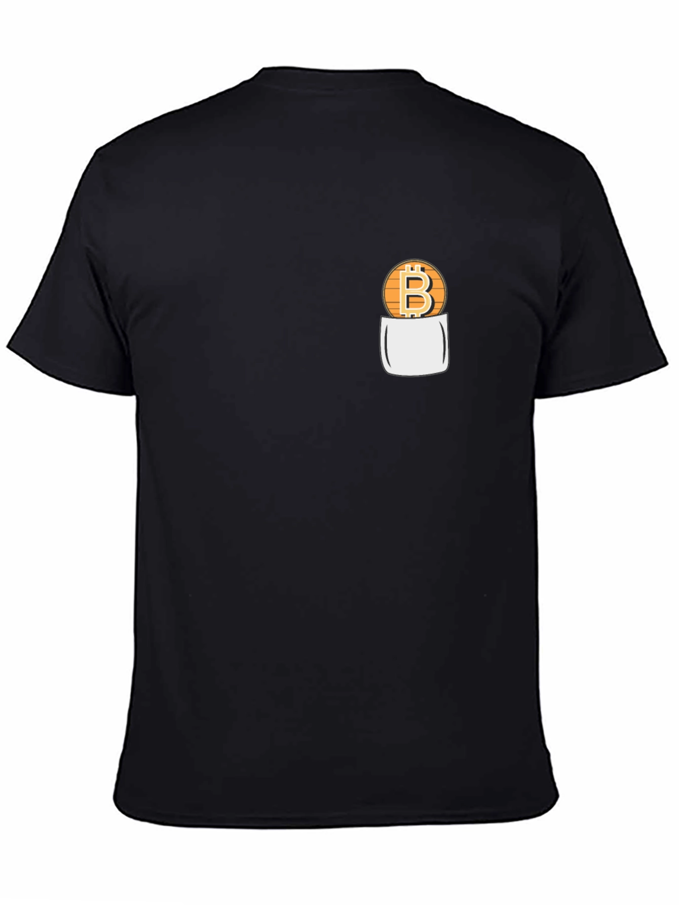 Bitcoin Pocket Graphic Tee - Crypto T-Shirt